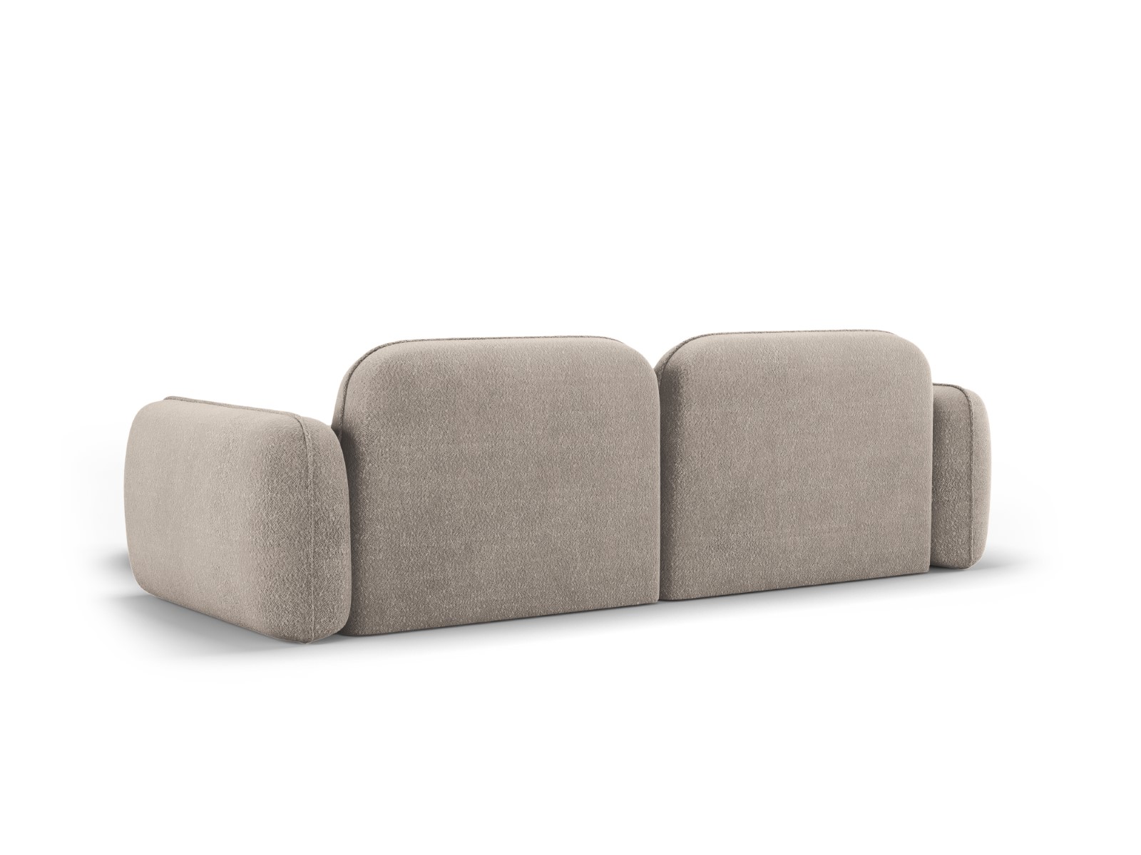 Lucien - Canapé velours, bouclette Beige - Vue supplémentaire 2