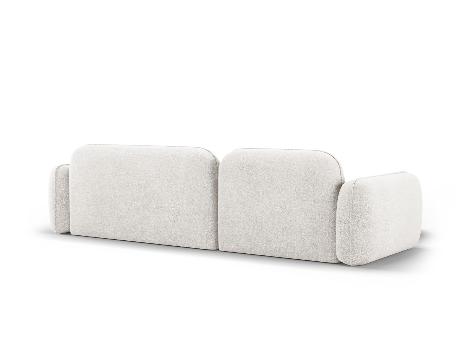 Lucien - Canapé velours, bouclette Blanc - Vue supplémentaire 2