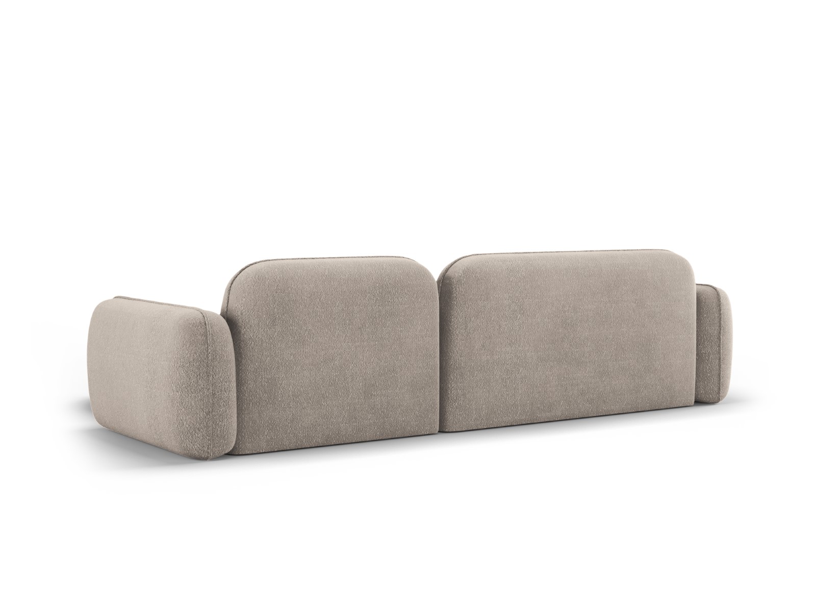 Lucien - Canapé velours, bouclette Beige - Vue supplémentaire 2