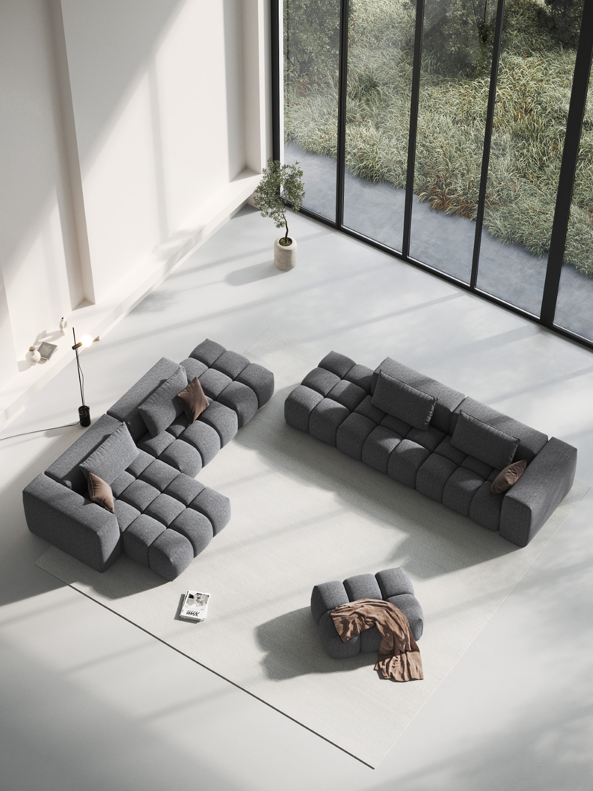 Produit similaire: Lorella - Canapé tweed Gris