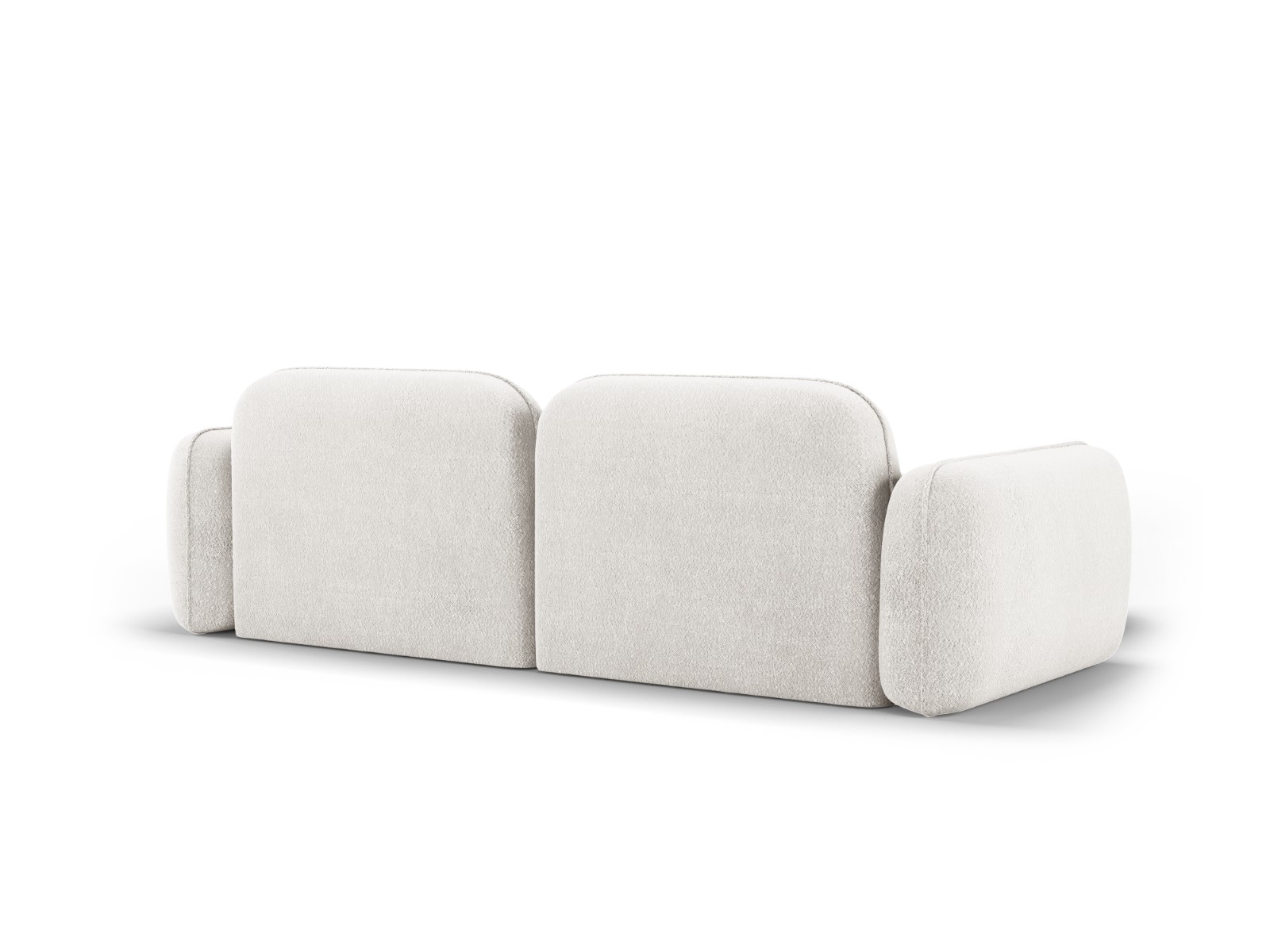 Lucien - Canapé velours, bouclette Blanc - Vue supplémentaire 2