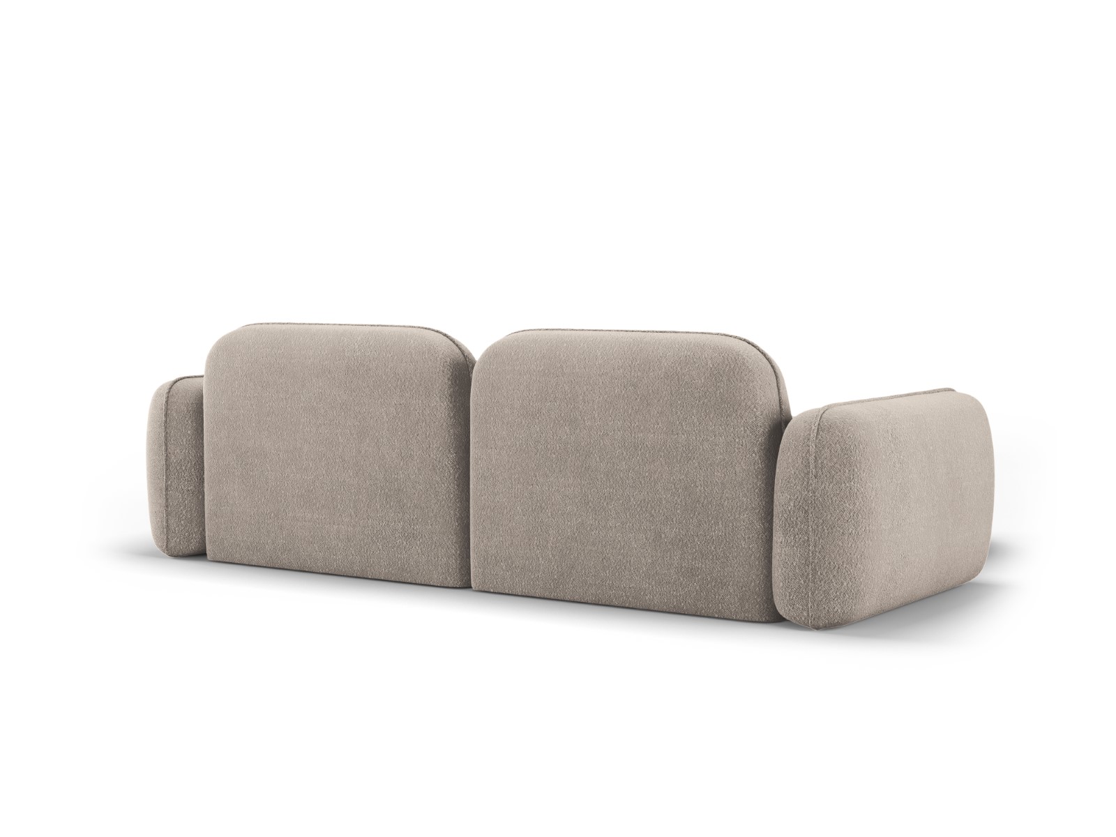 Lucien - Canapé velours, bouclette Beige - Vue supplémentaire 2