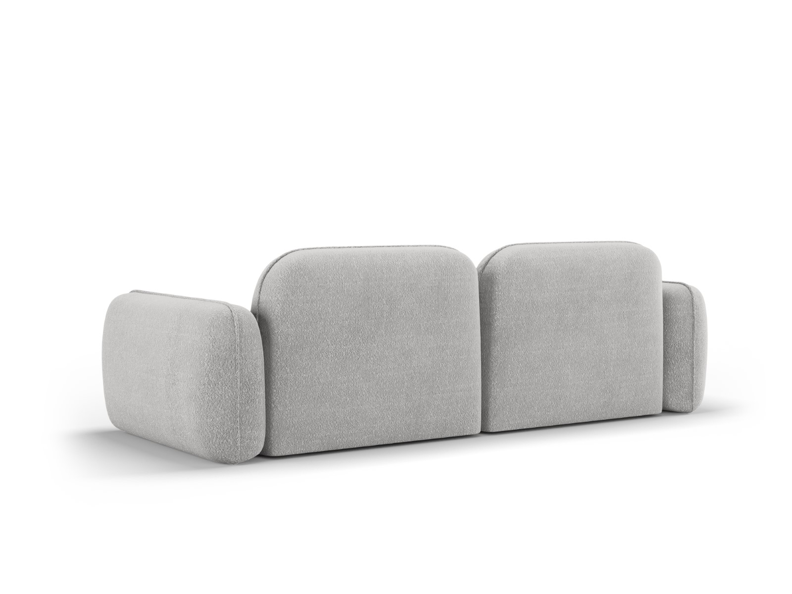 Lucien - Canapé velours, bouclette Gris - Vue supplémentaire 2