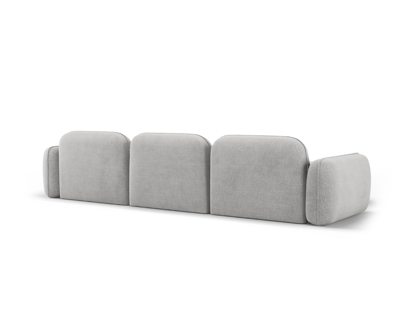Lucien - Canapé velours, bouclette Gris - Vue supplémentaire 2