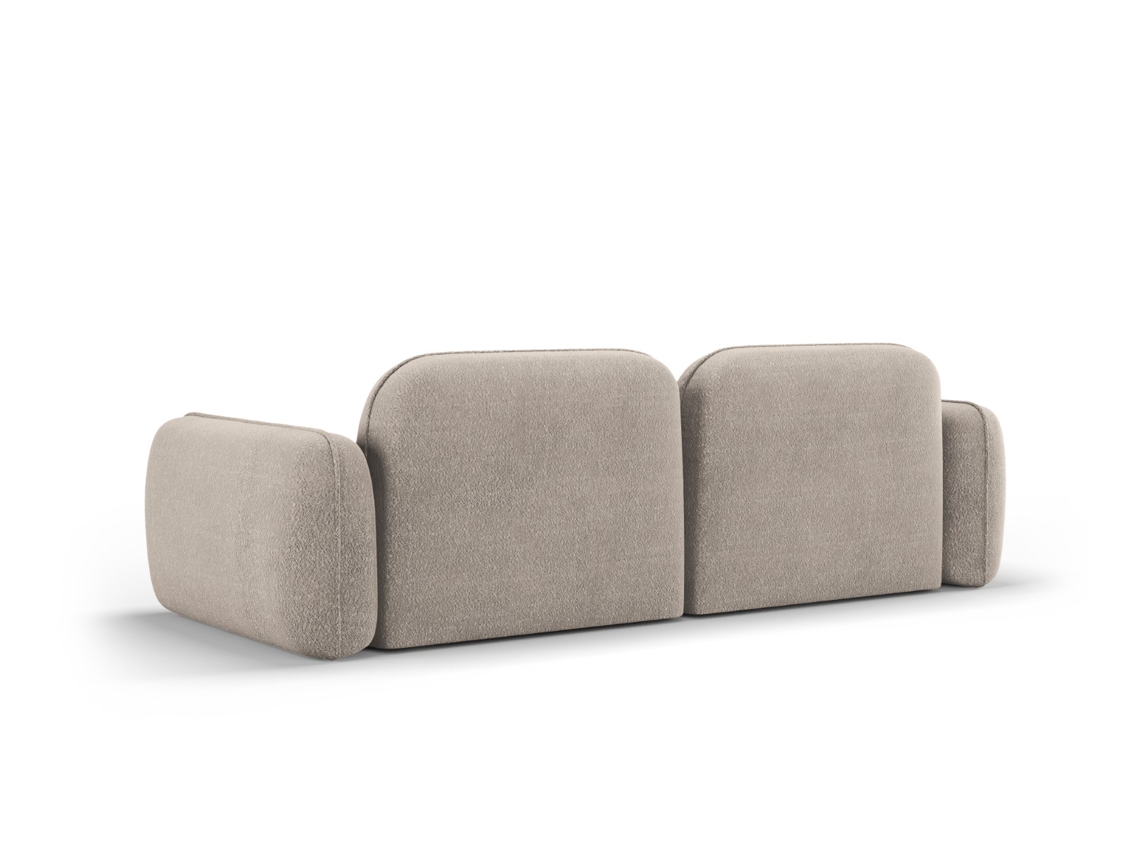 Lucien - Canapé velours, bouclette Beige - Vue supplémentaire 2