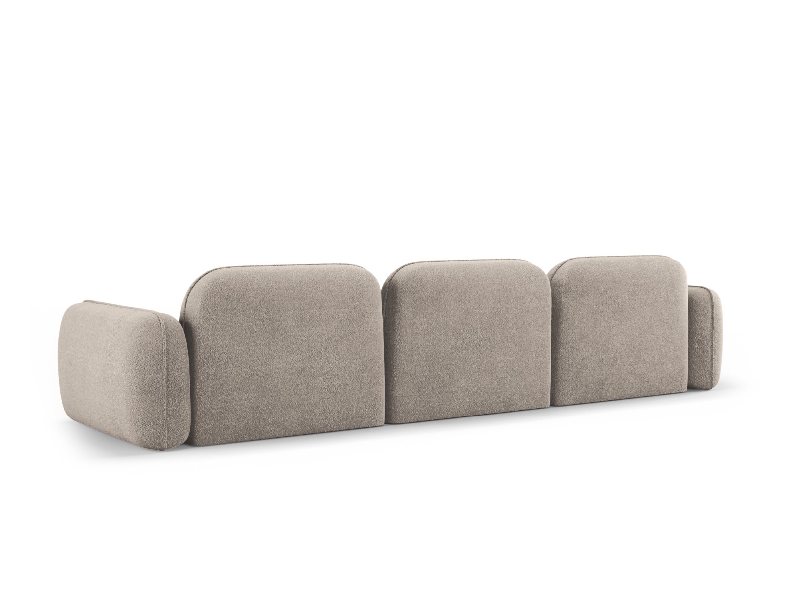 Lucien - Canapé velours, bouclette Beige - Vue supplémentaire 2