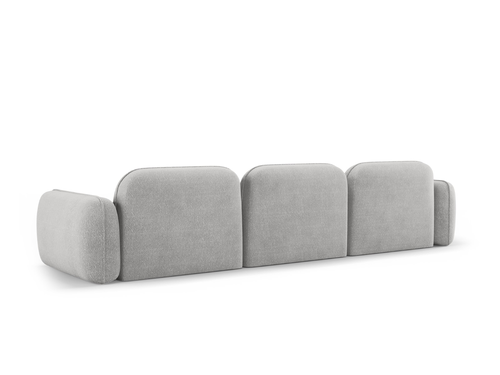 Lucien - Canapé velours, bouclette Gris - Vue supplémentaire 2