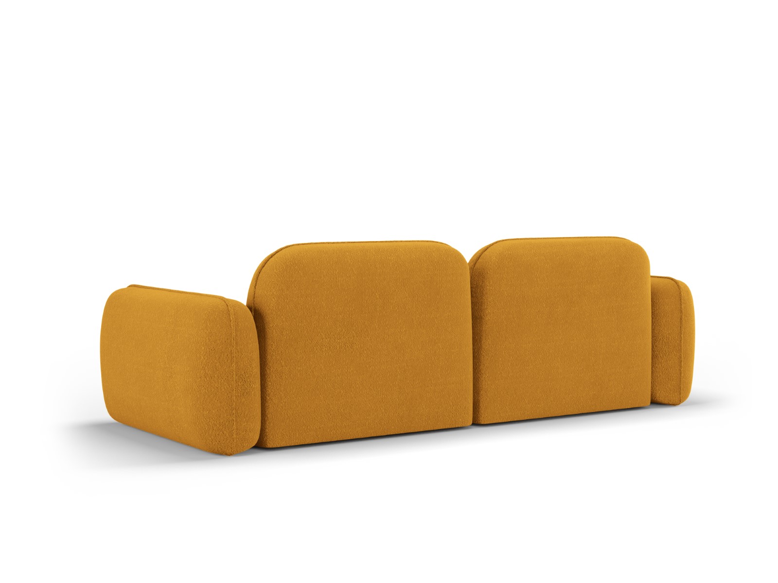 Lucien - Canapé velours, bouclette Jaune - Vue supplémentaire 2