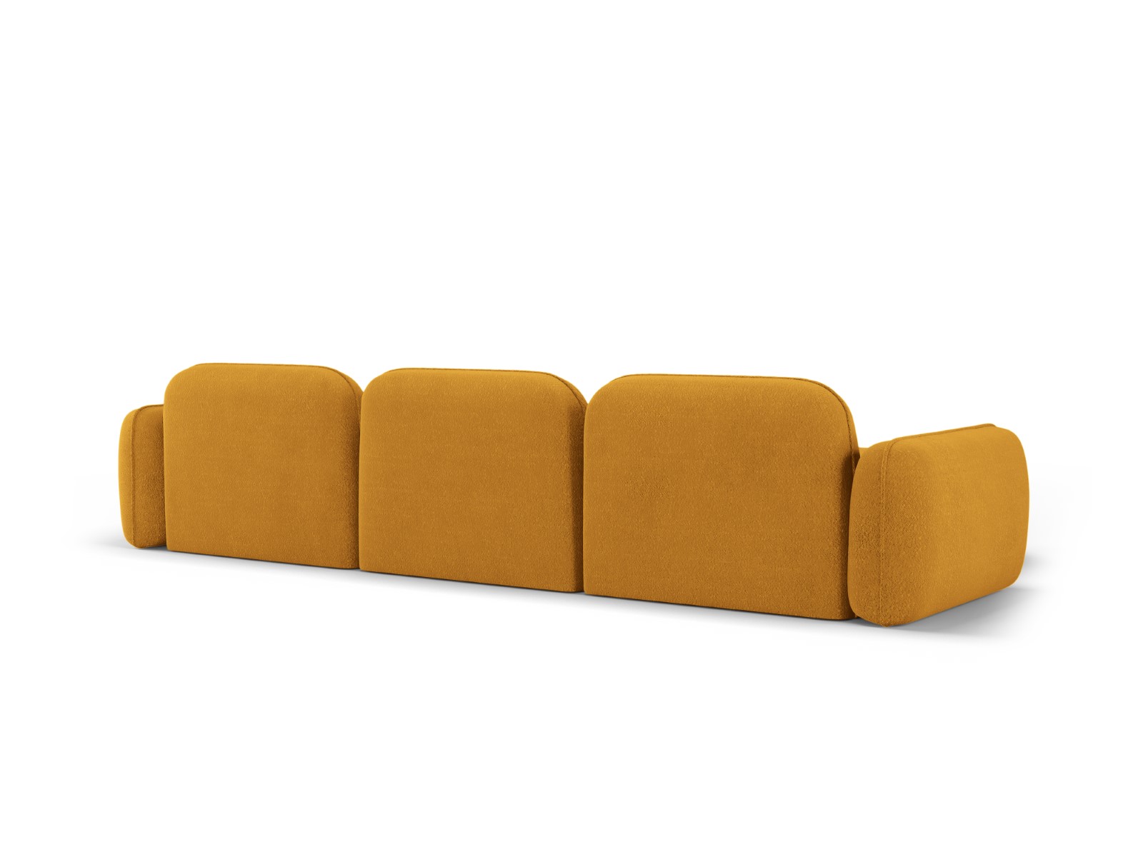 Lucien - Canapé velours, bouclette Jaune - Vue supplémentaire 2