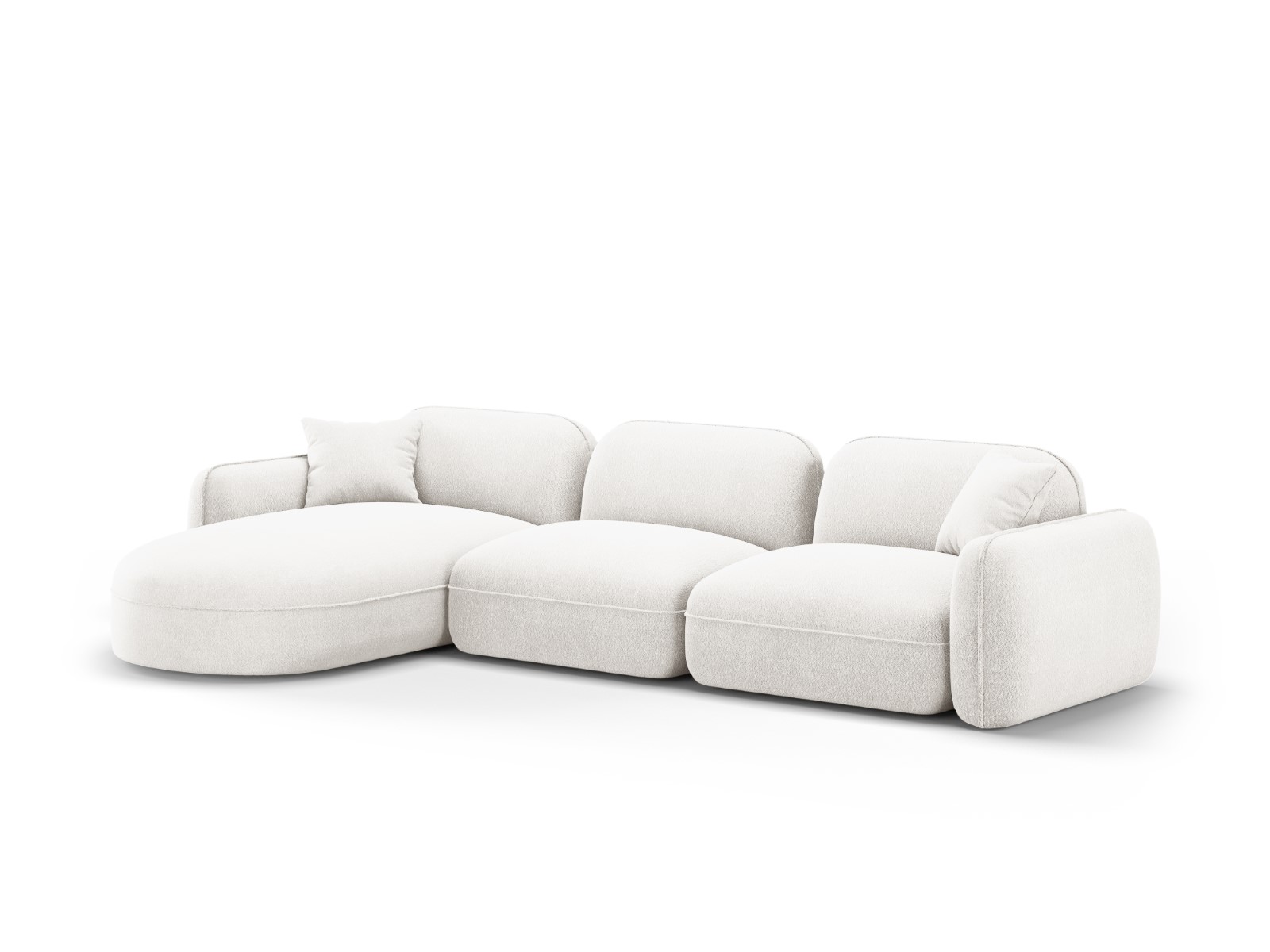 Produit similaire: Lucien - Canapé velours, bouclette Blanc