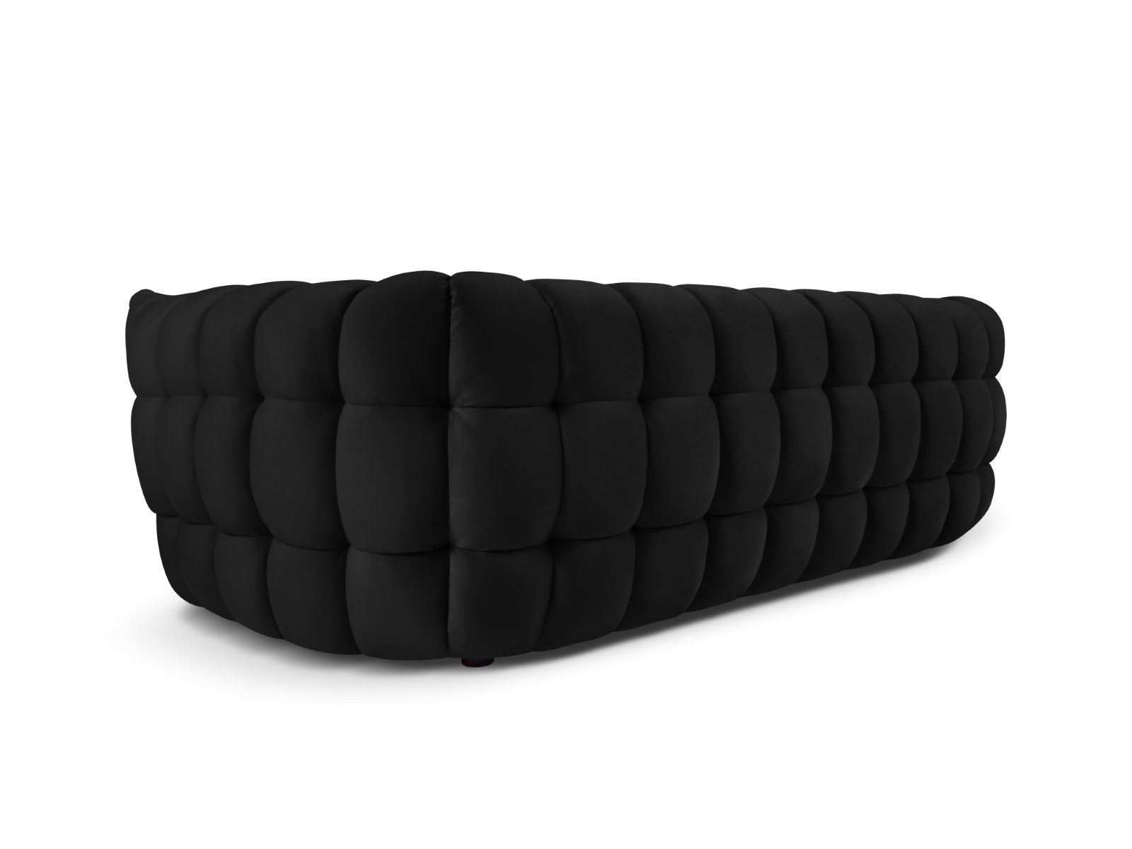 cedric - Canapé velours Noir - Vue supplémentaire 2