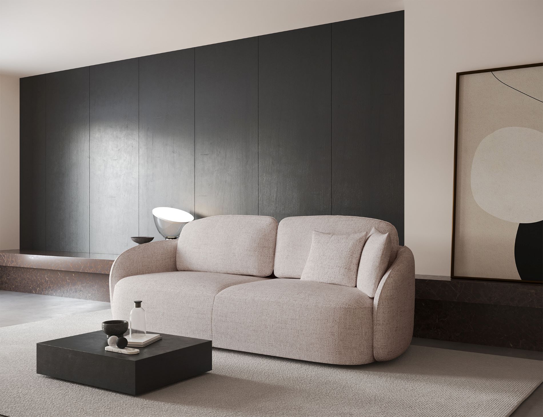 savoy - Canapé Beige - Vue supplémentaire 2