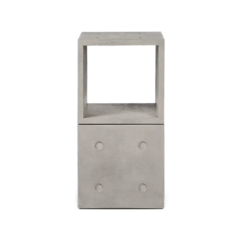 Système de rangement en béton gris – 37×74,5cm