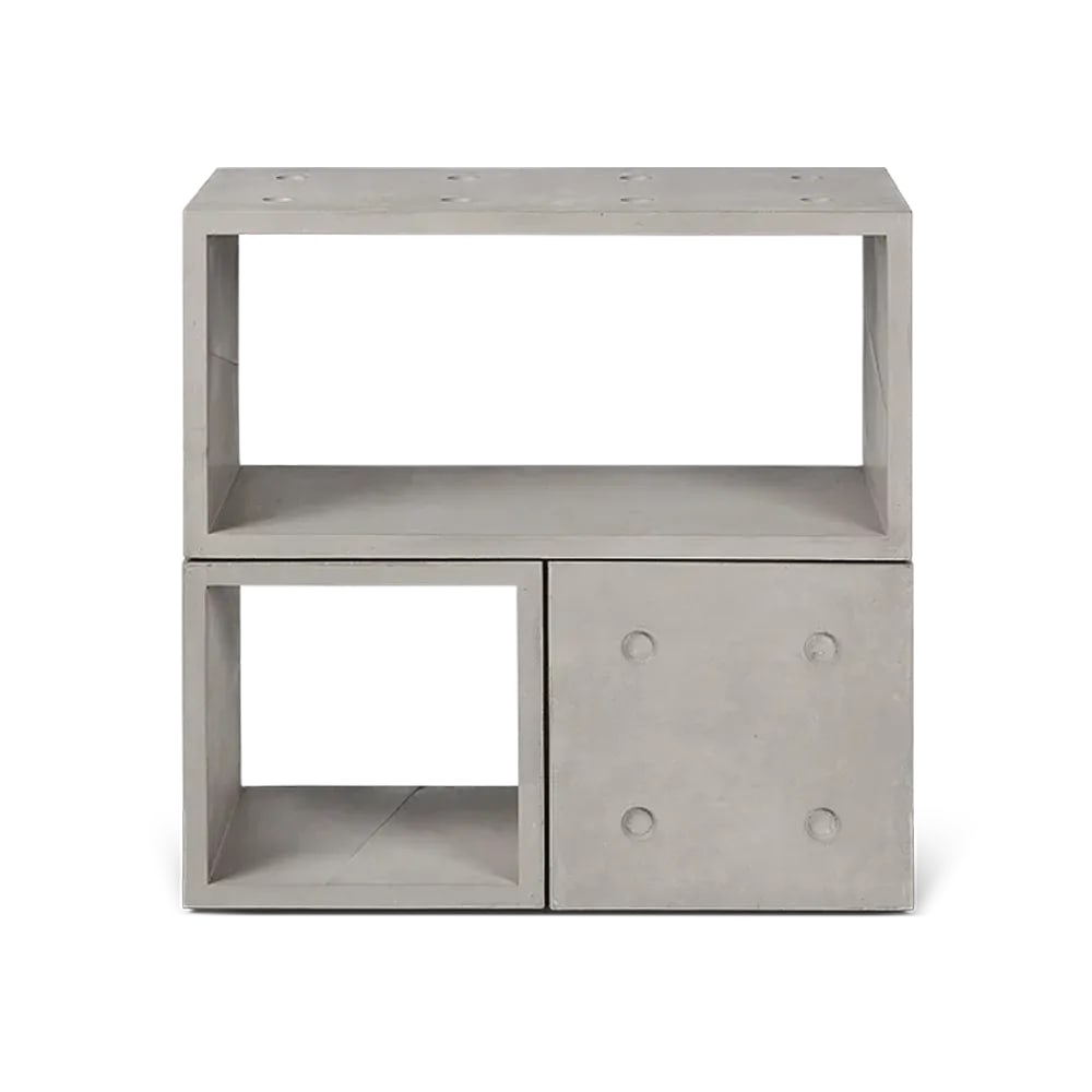 Petit buffet en béton gris – 74,5×74,5cm