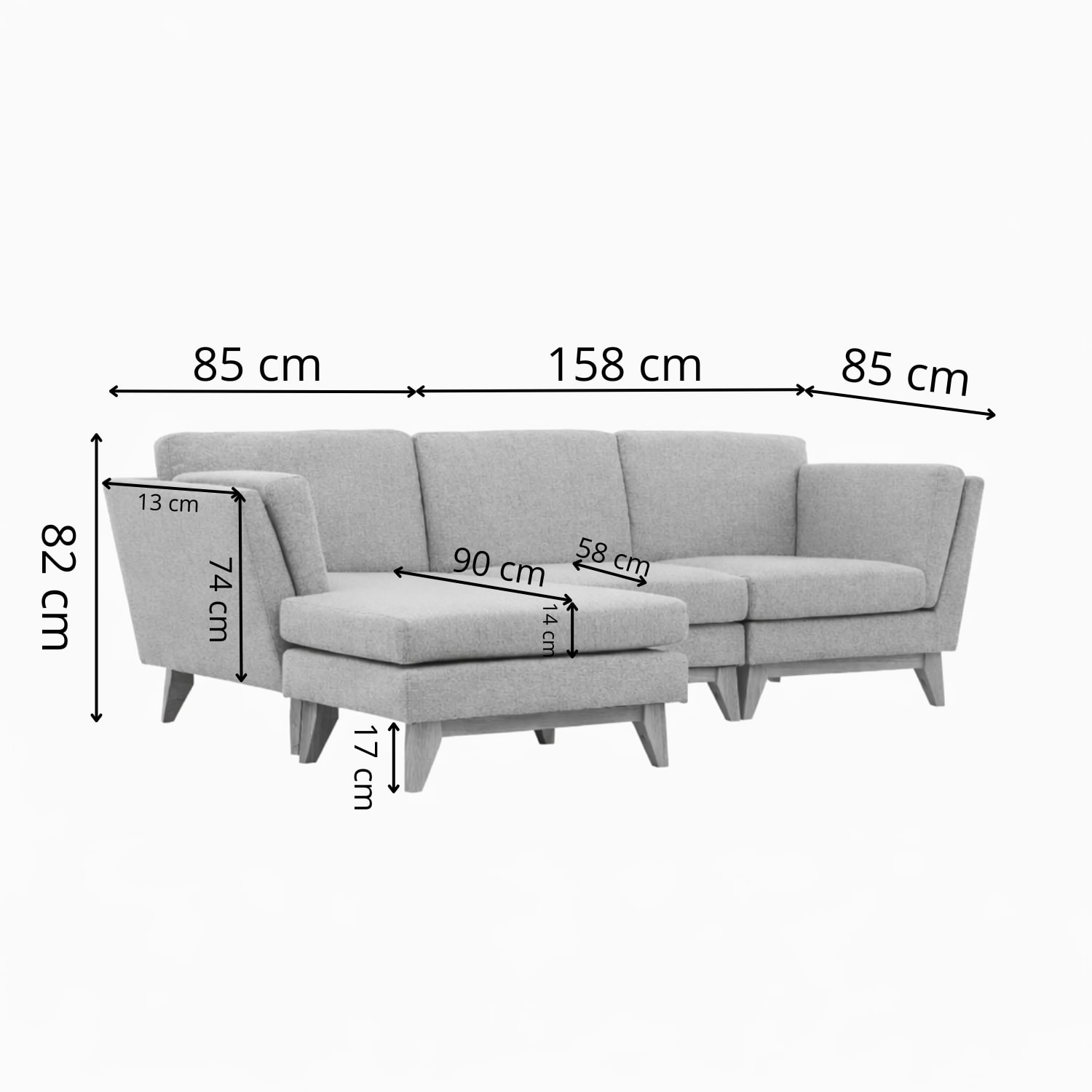 norden - Canapé Gris - Vue supplémentaire 2