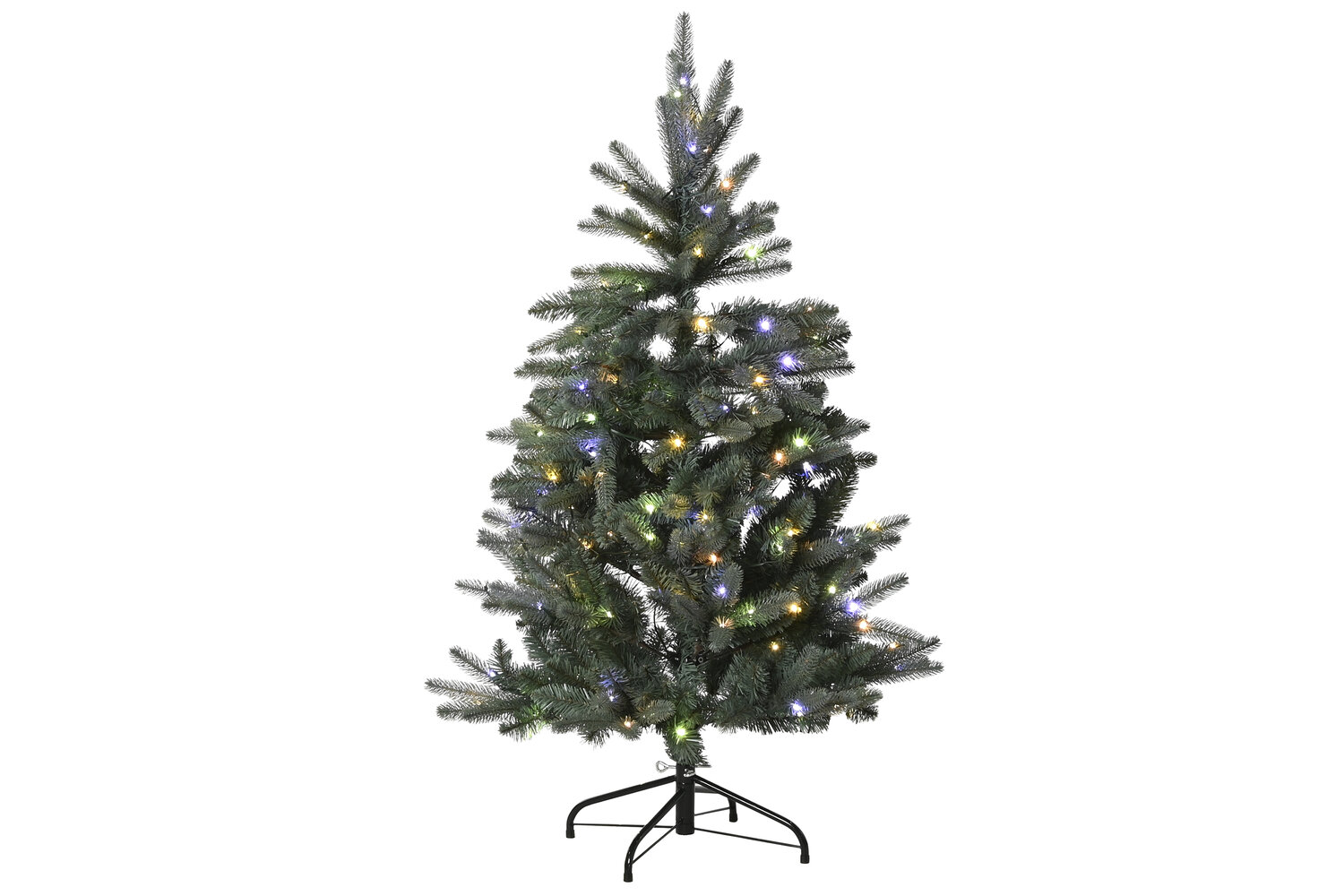 Arbol navidad led pe verde 88x88x130cm