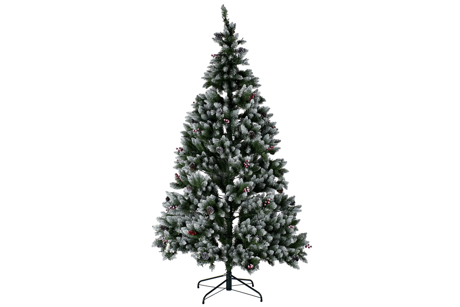 Arbol navidad led pvc 125x125x210cm