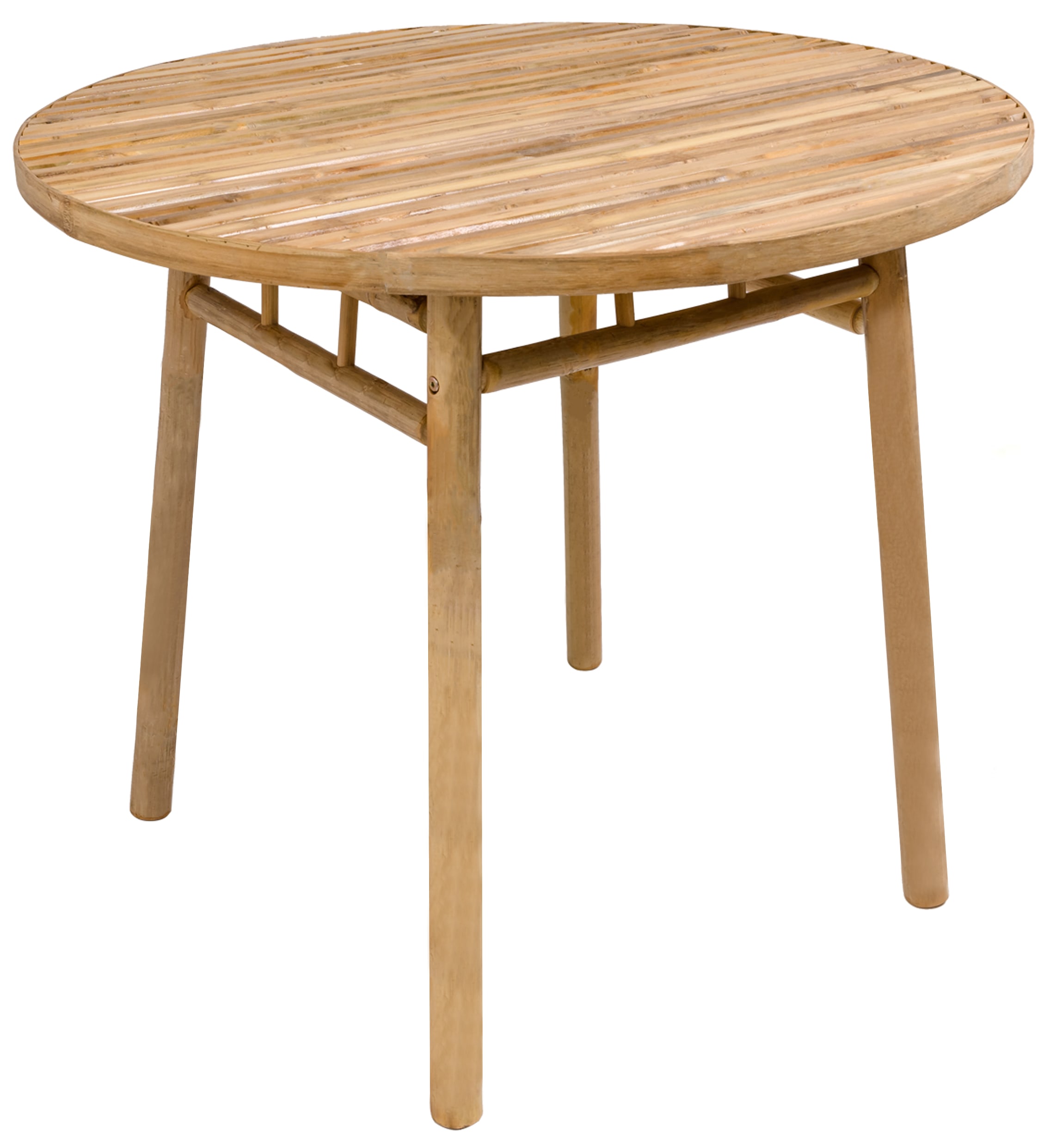 Table à manger 4 personnes en bambou D90