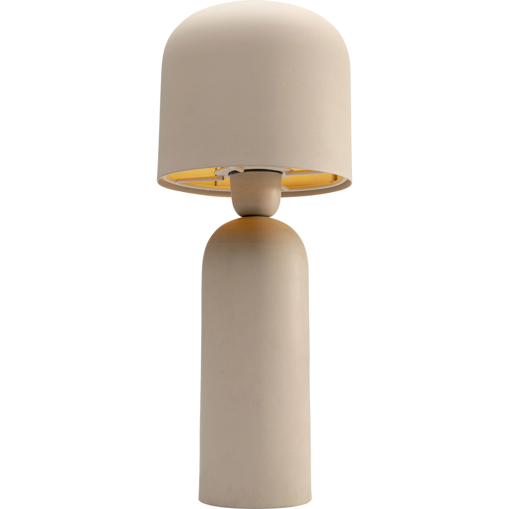 Lampe en acier beige