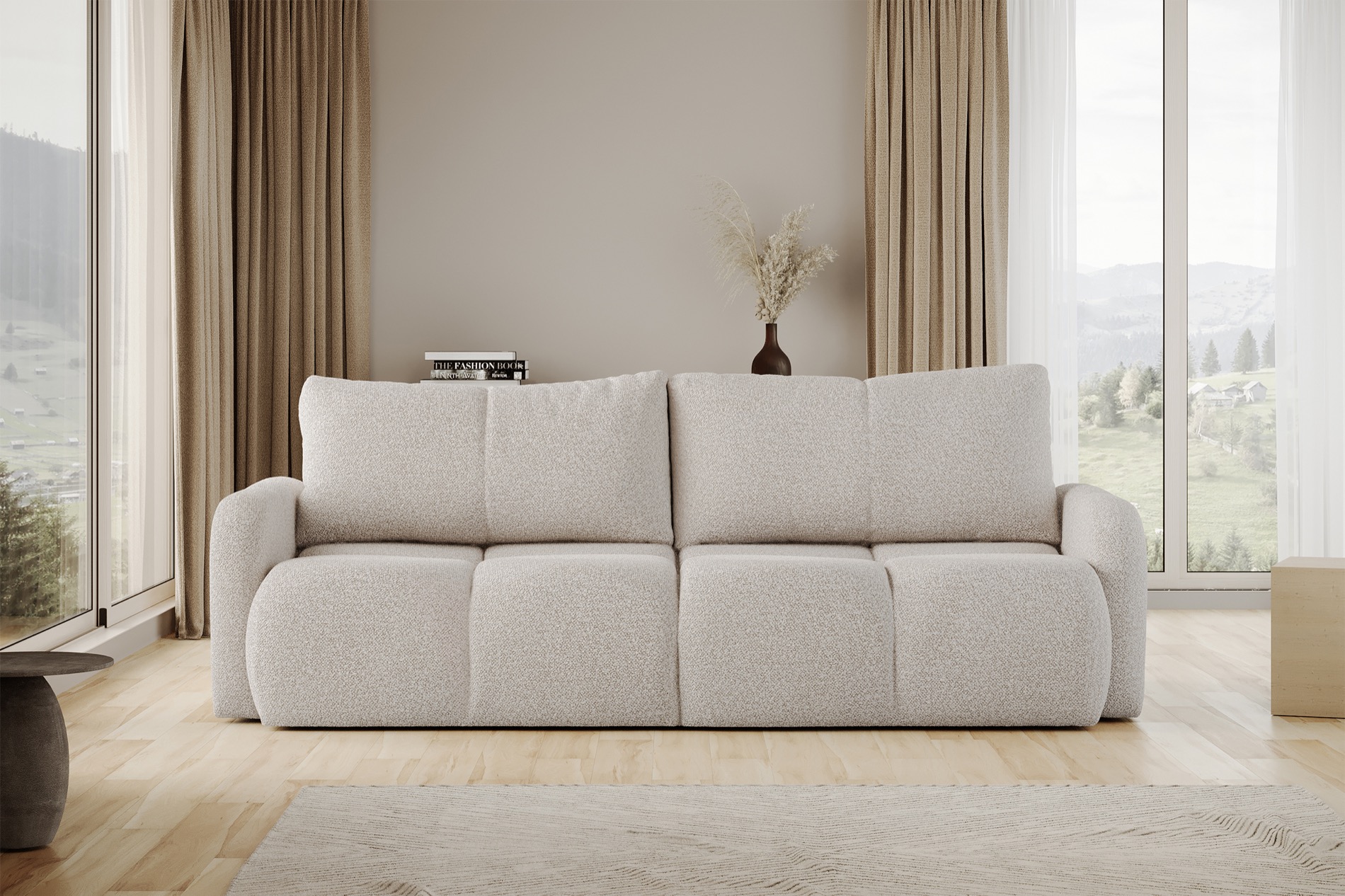 potto - Canapé convertible Beige - Vue supplémentaire 2