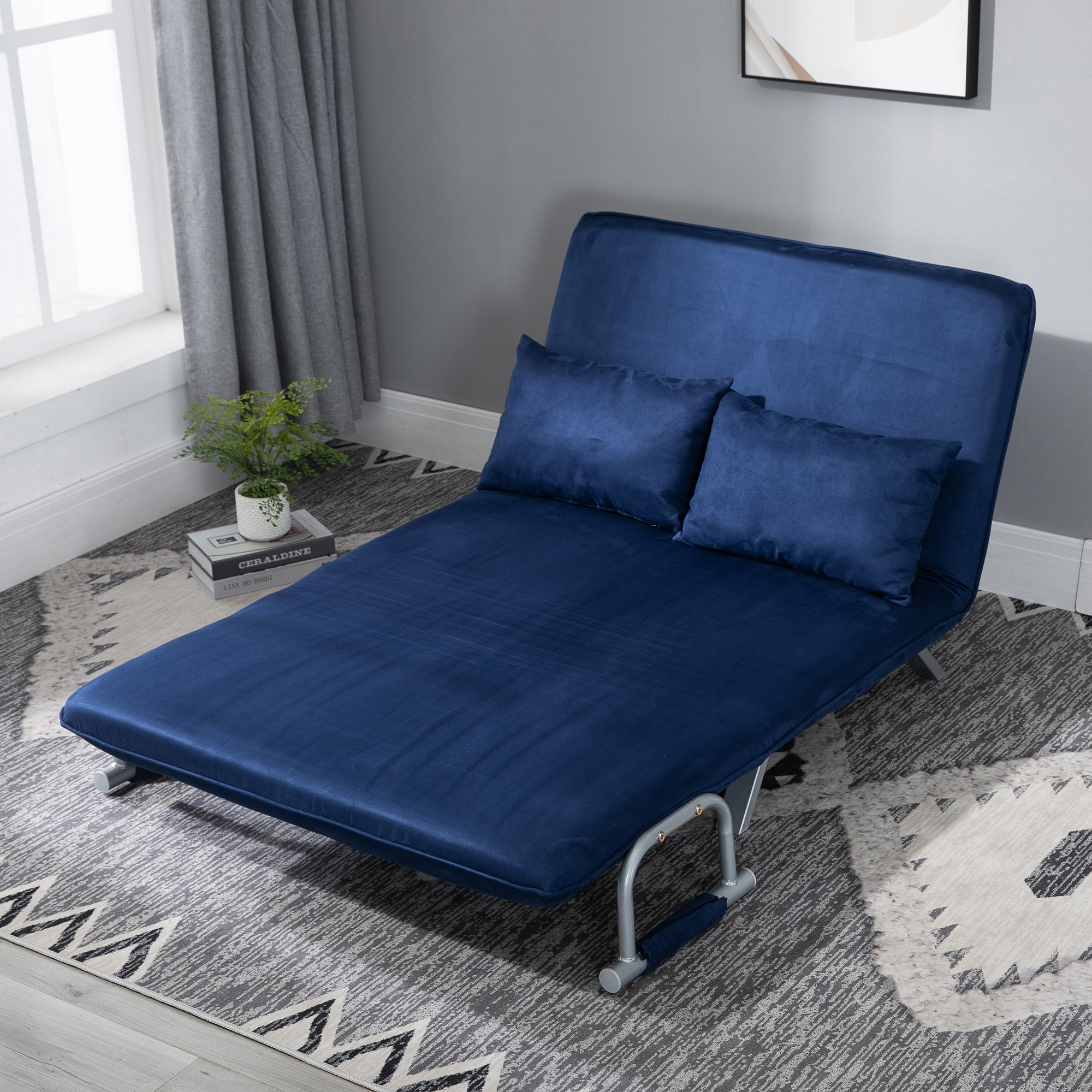 Canapé convertible Bleu - Vue supplémentaire 2