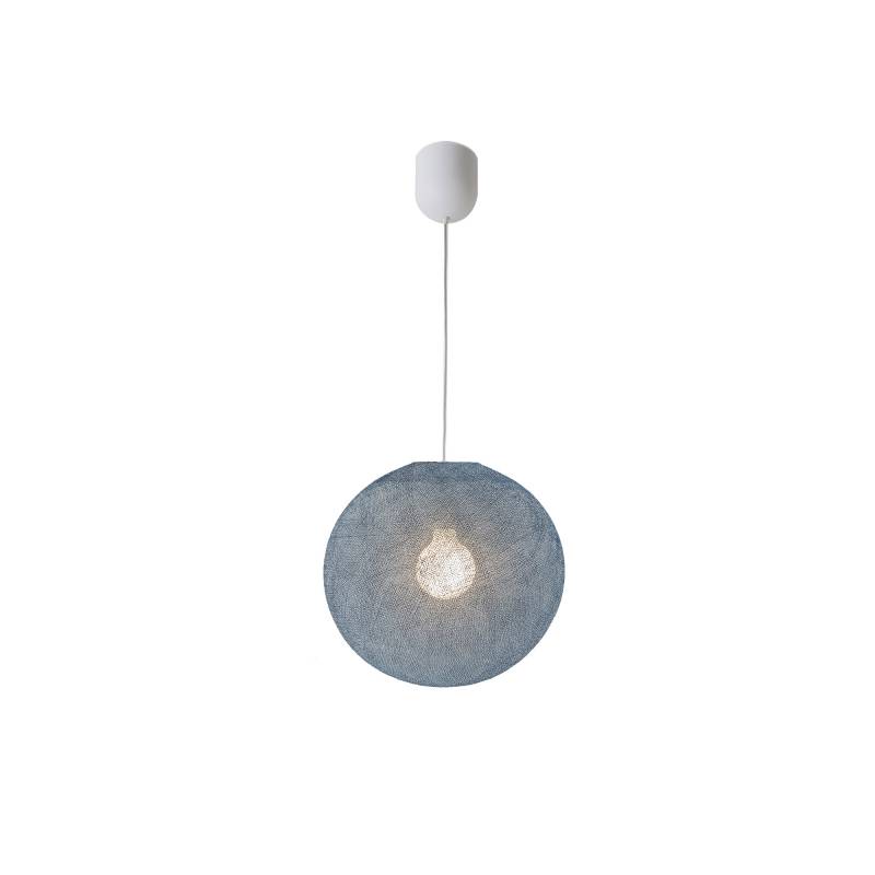 suspension globe light ø30cm denim