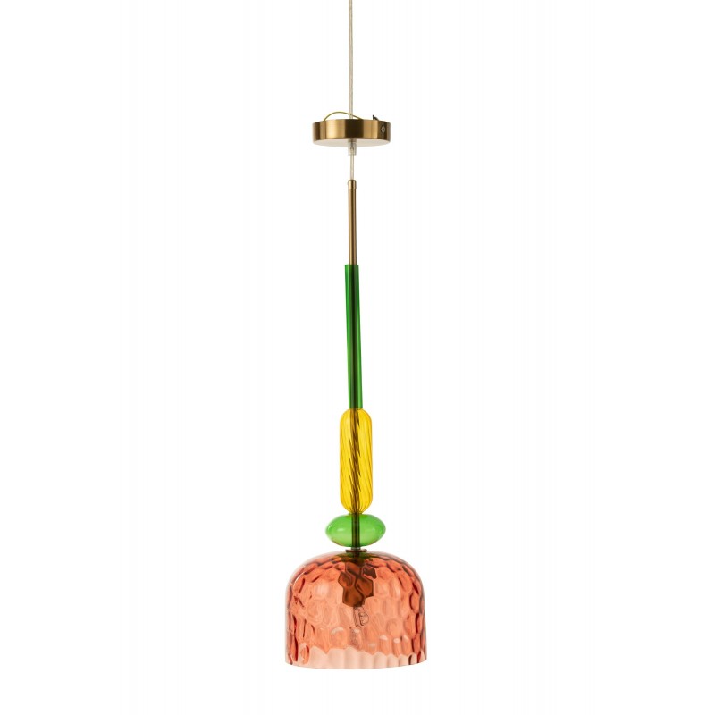 Suspension en verre multicouleur 20x20x190 cm