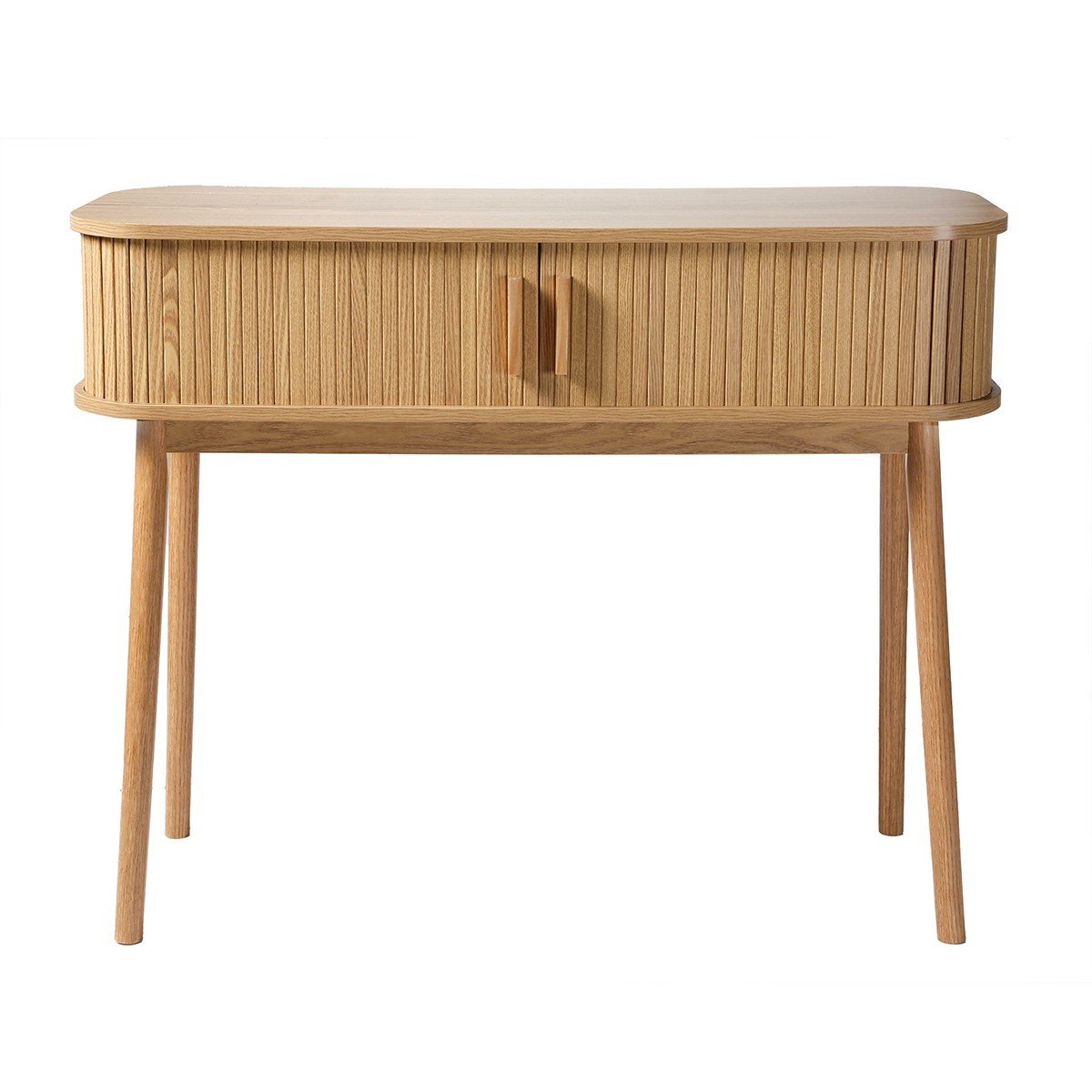 Console 2 portes coulissantes L100 cm – Marron