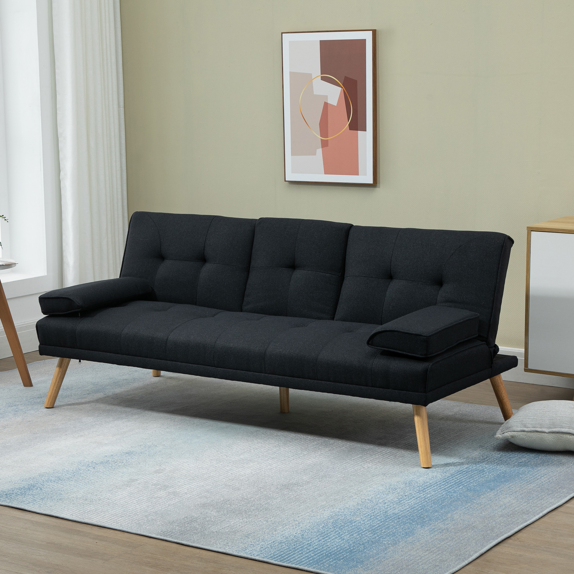 Canapé convertible Gris - Vue supplémentaire 2