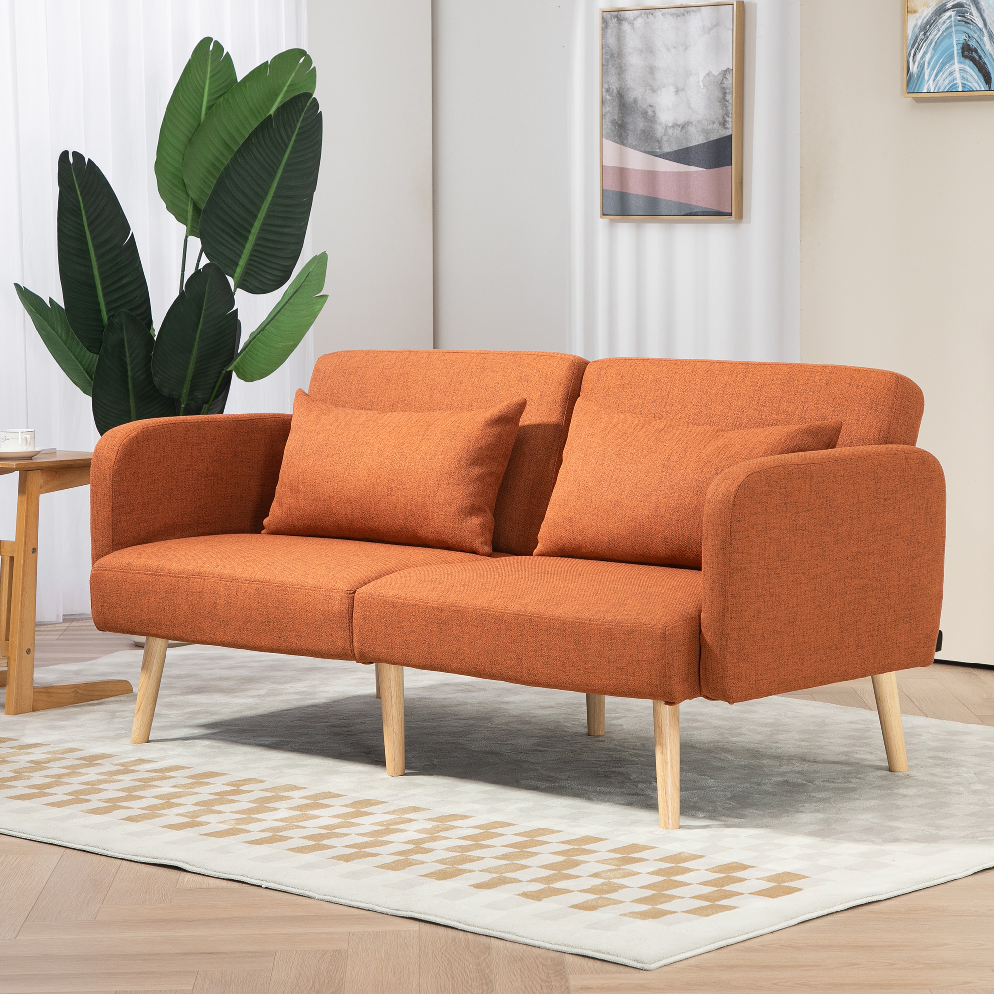 havane - Canapé convertible Orange - Vue supplémentaire 2
