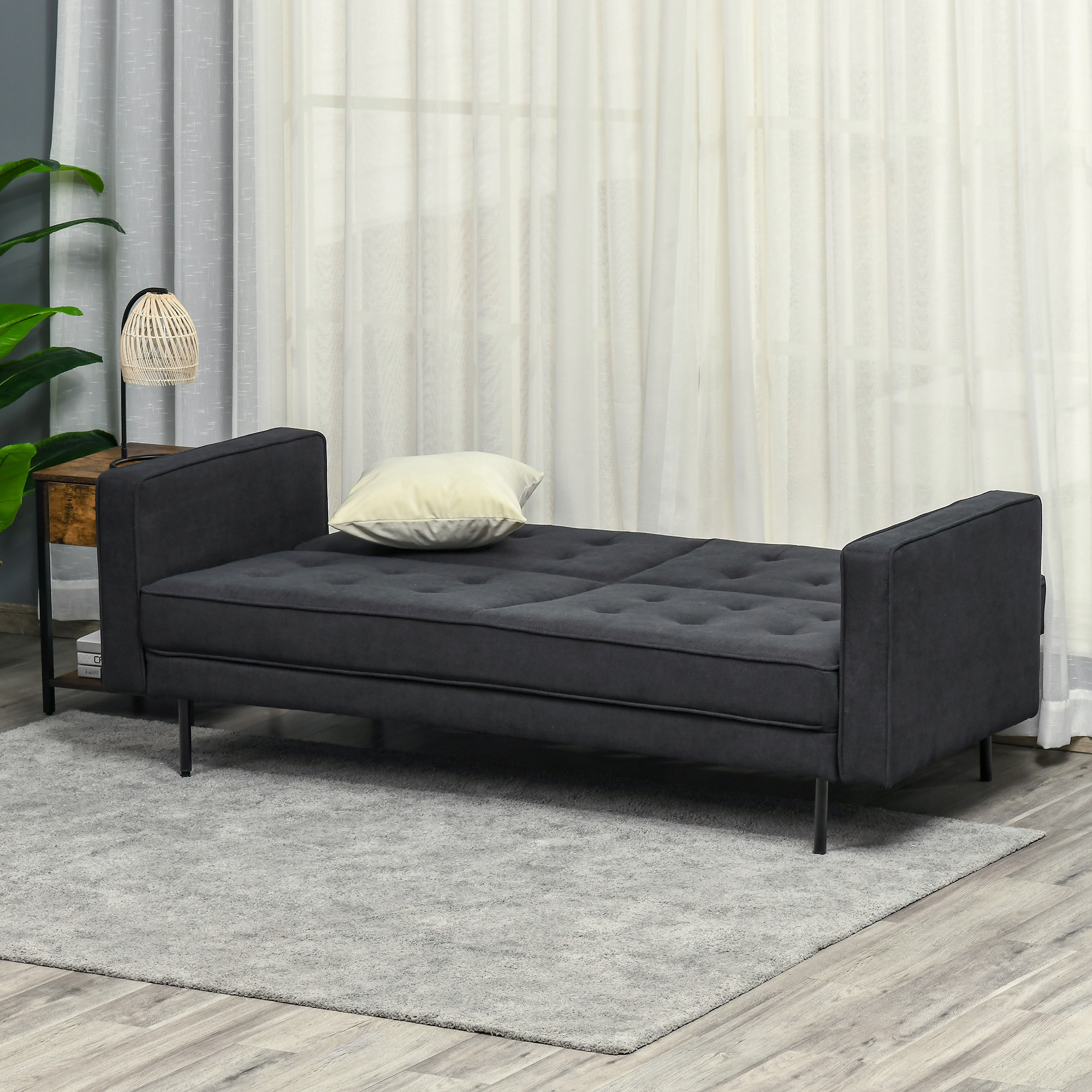 Canapé convertible Gris - Vue supplémentaire 2