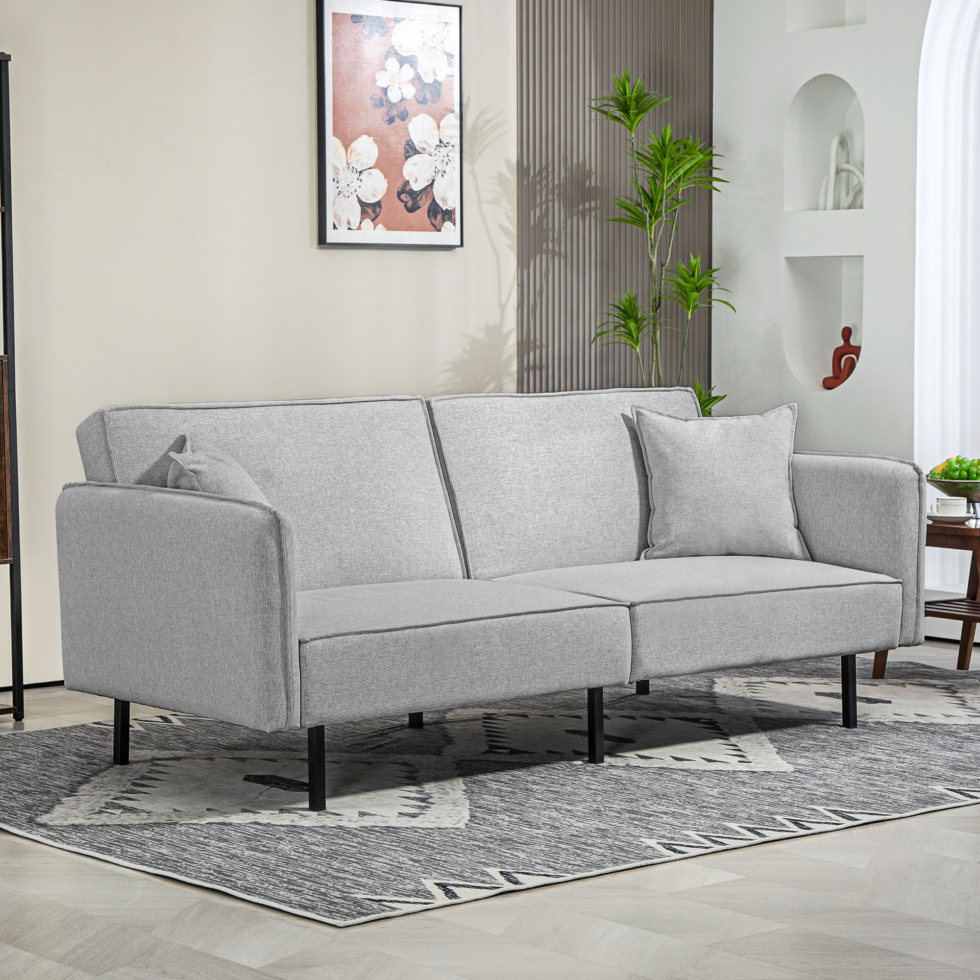 Canapé convertible Gris - Vue supplémentaire 2