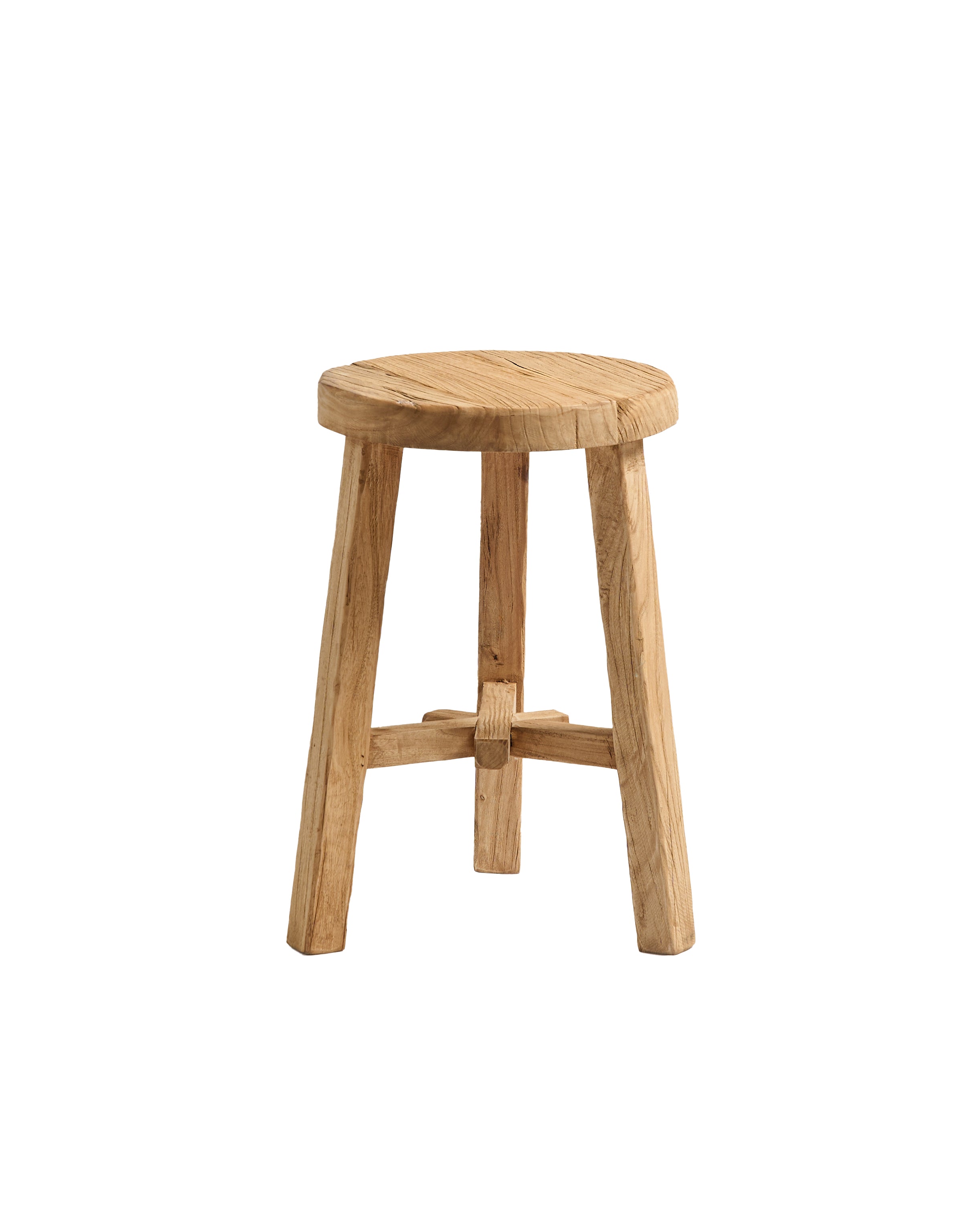 Tabouret rustique en bois