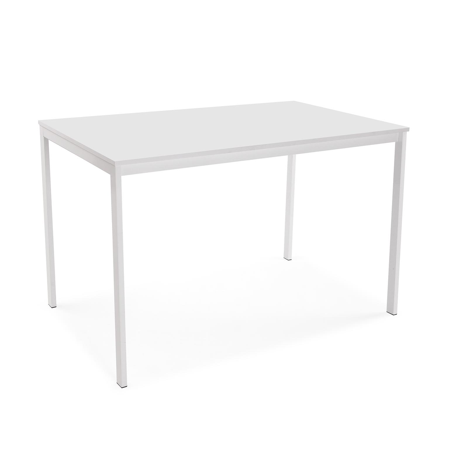 Table à manger 75 x 75 x 120 cm, Blanc