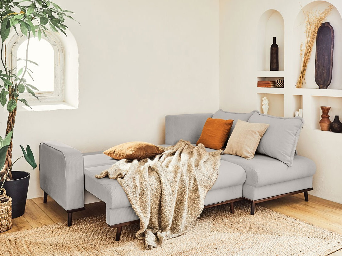 albane - Canapé convertible Gris - Vue supplémentaire 2