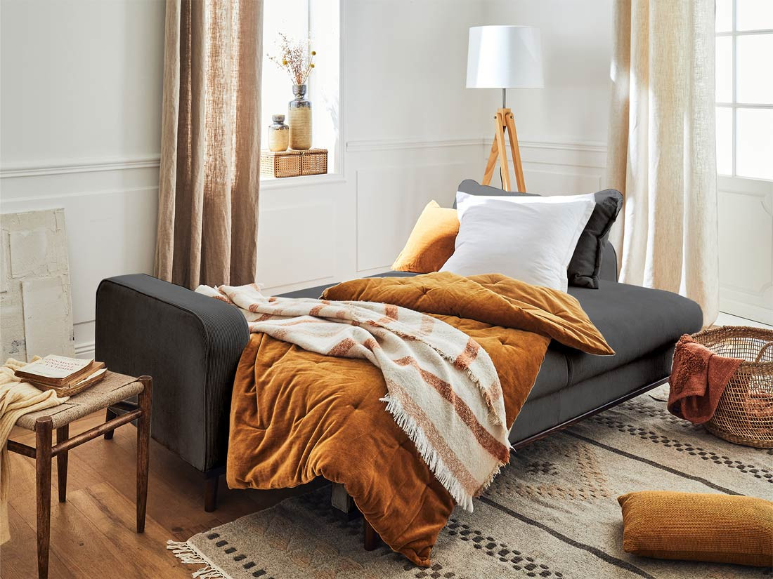 albane - Canapé convertible Gris - Vue supplémentaire 2