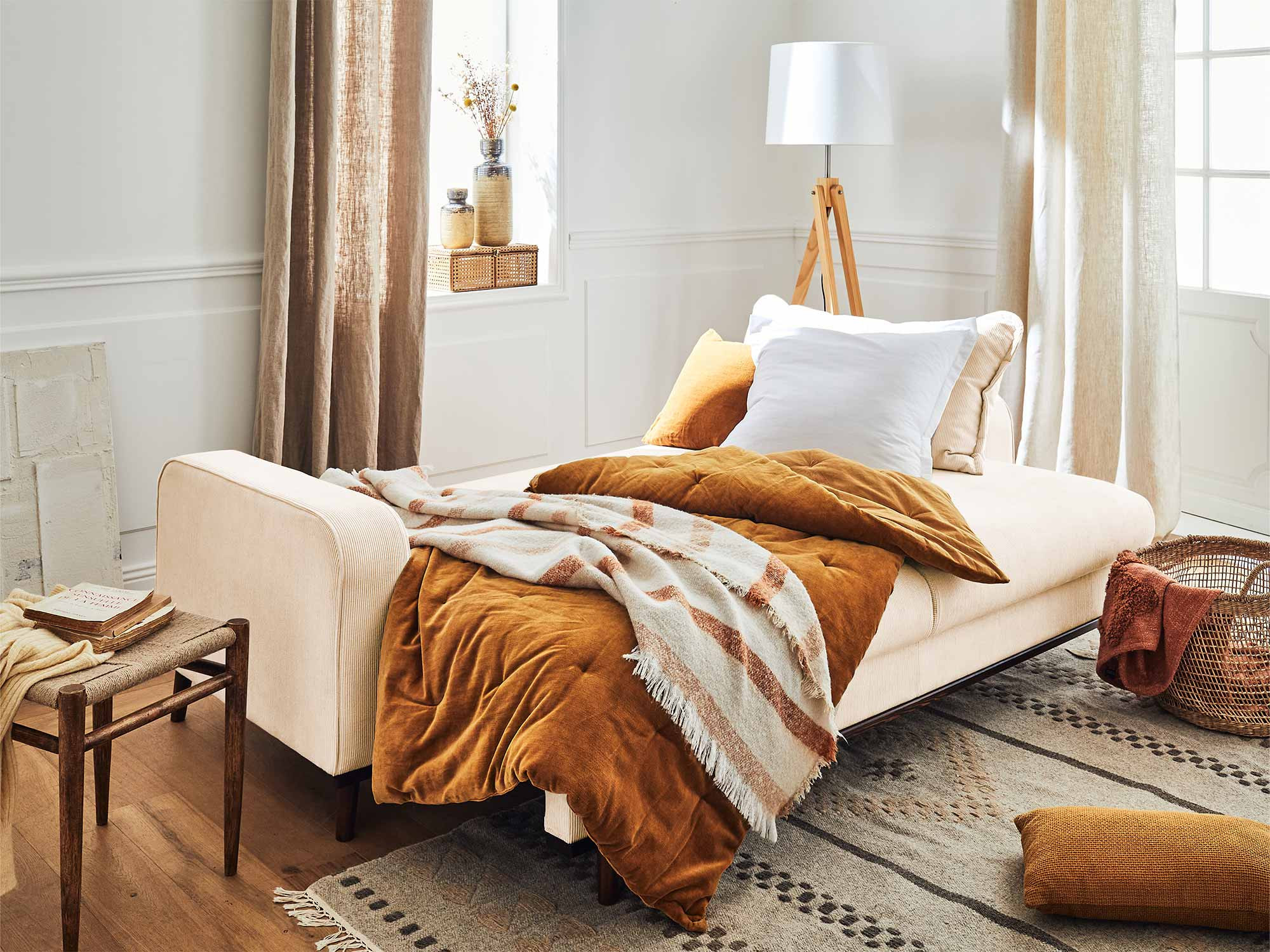 albane - Canapé convertible Beige - Vue supplémentaire 2