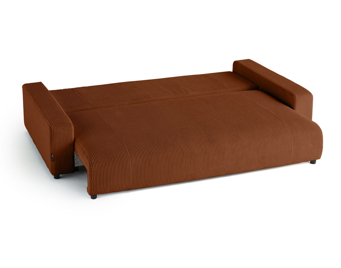 pivoine - Canapé convertible Rouge - Vue supplémentaire 2