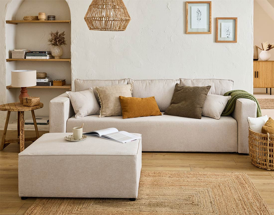 Canapé convertible Beige - Vue supplémentaire 2