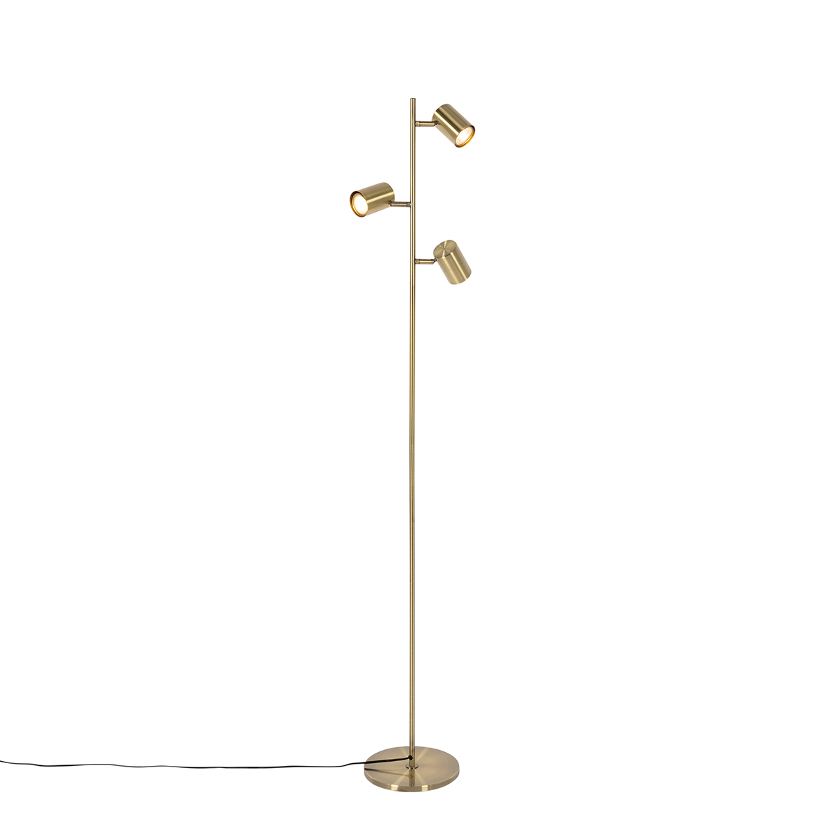 Lampadaire bronze moderne 3 lumières