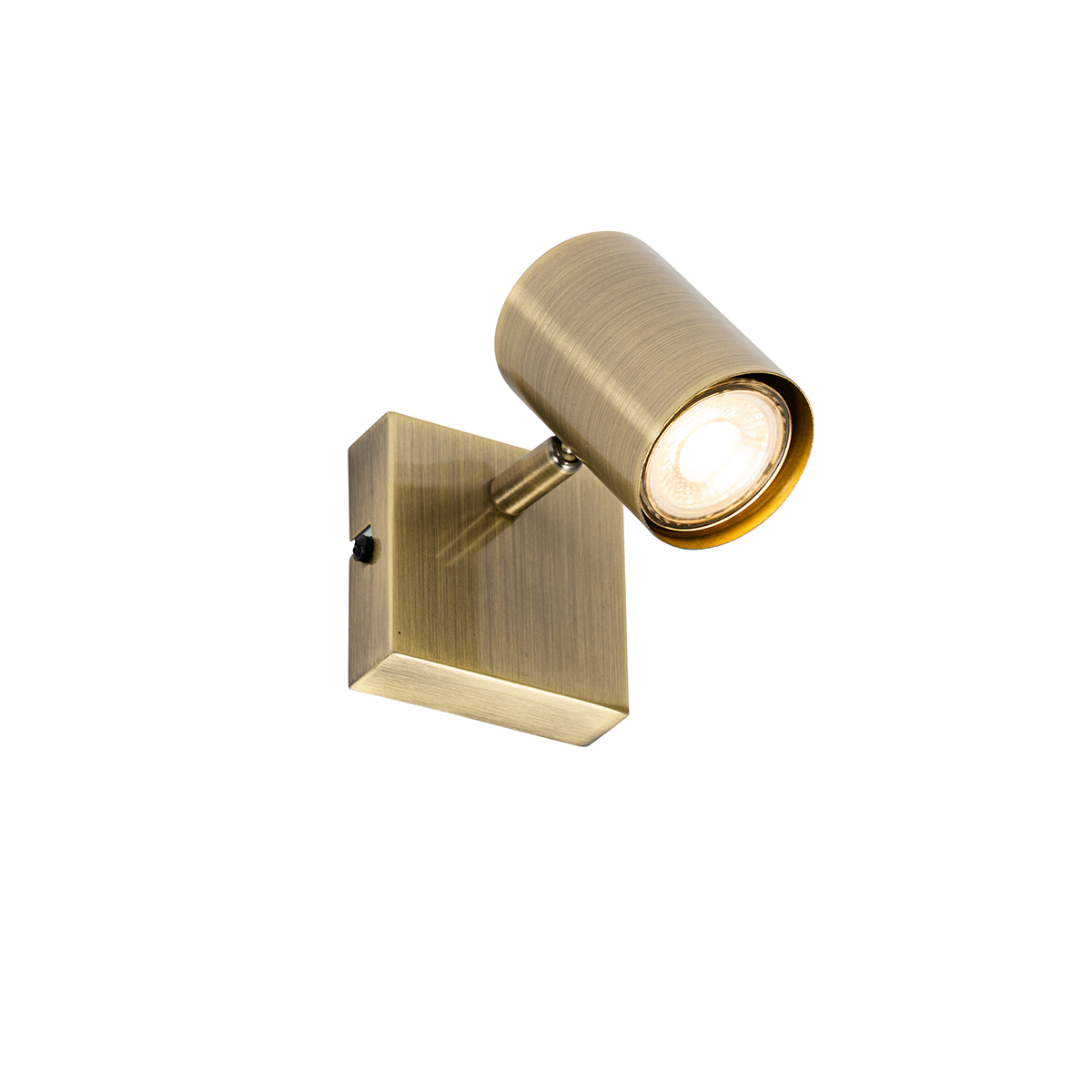 Spot bronze moderne carré orientable