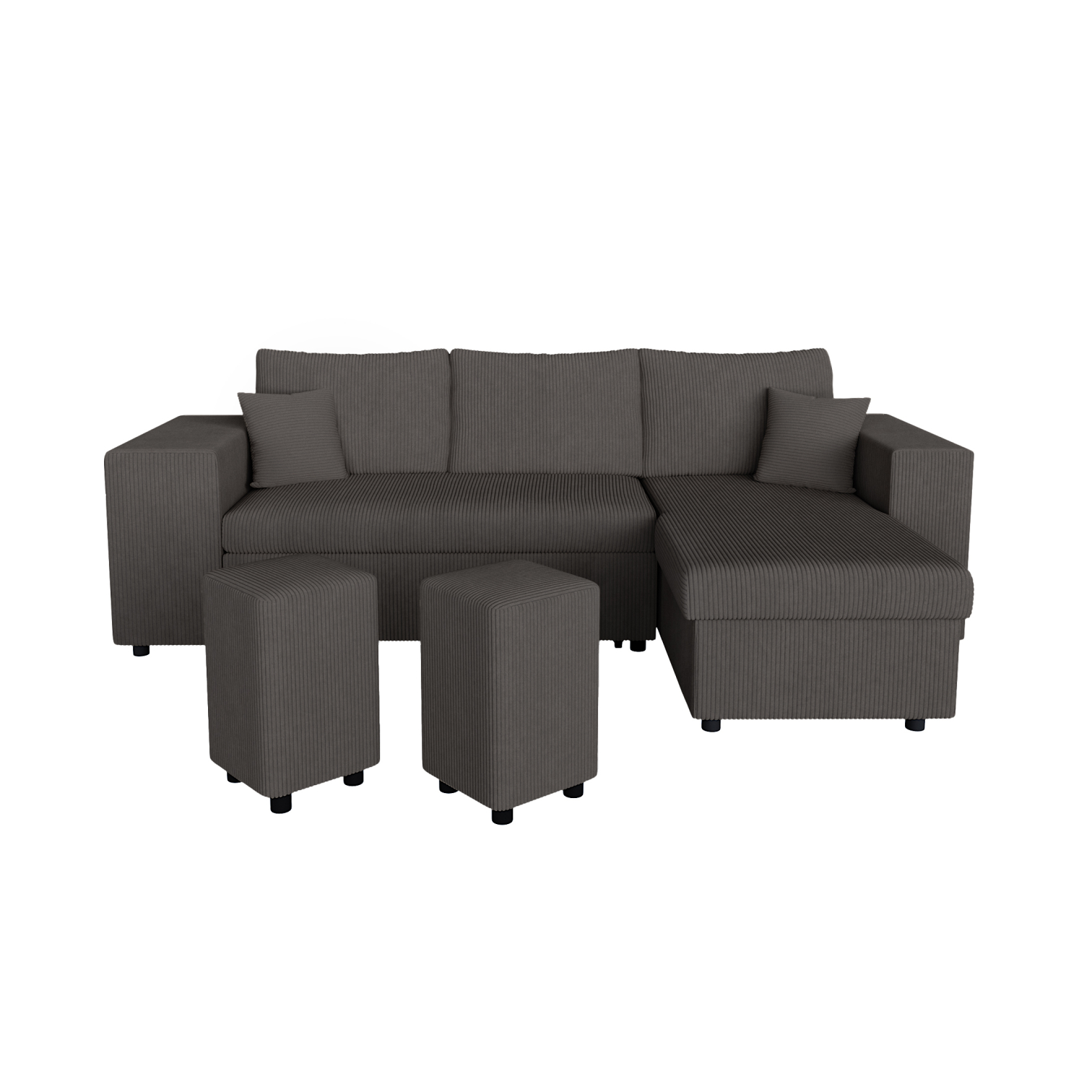 mady - Canapé convertible Gris - Vue supplémentaire 1