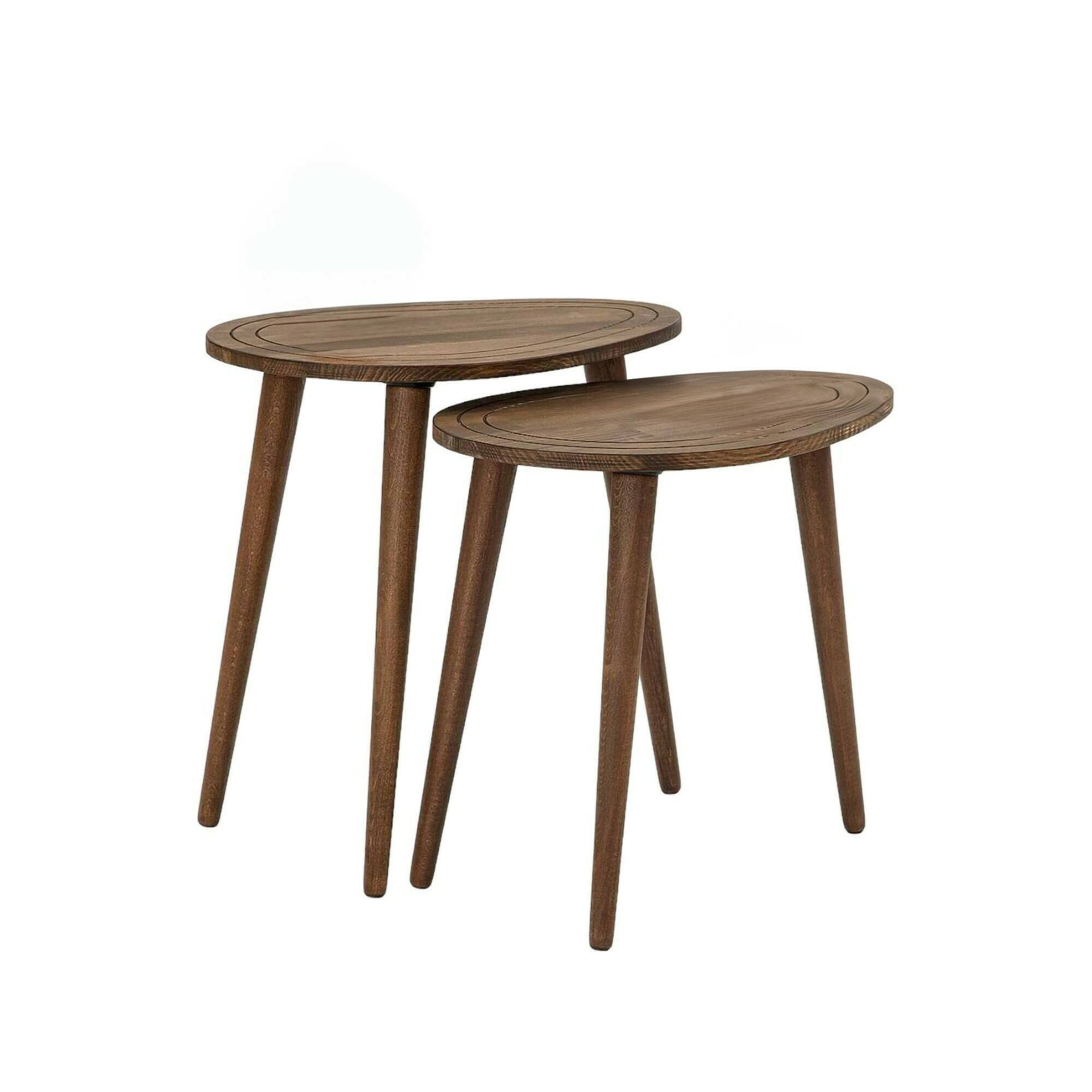 Table basse en bois beige 50×33  cm