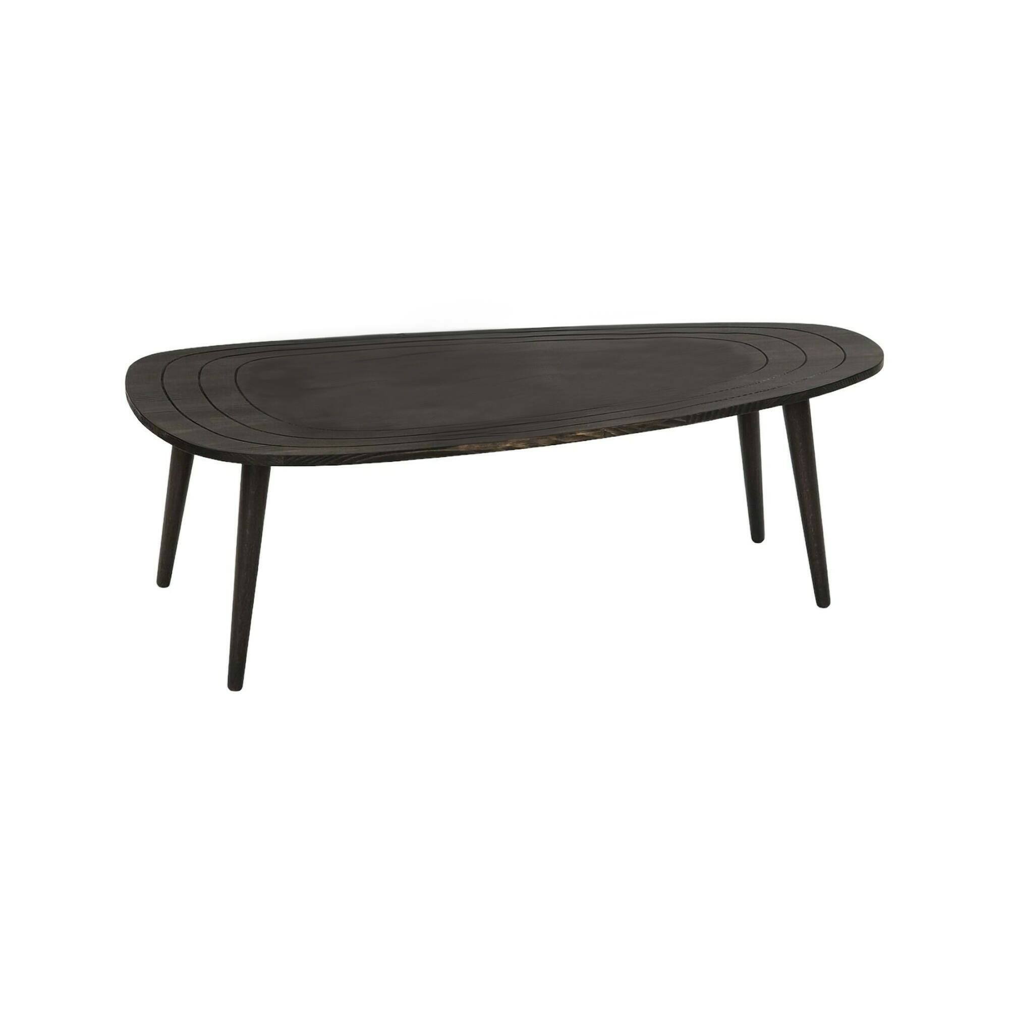 Table basse en bois anthracite 115×50 cm
