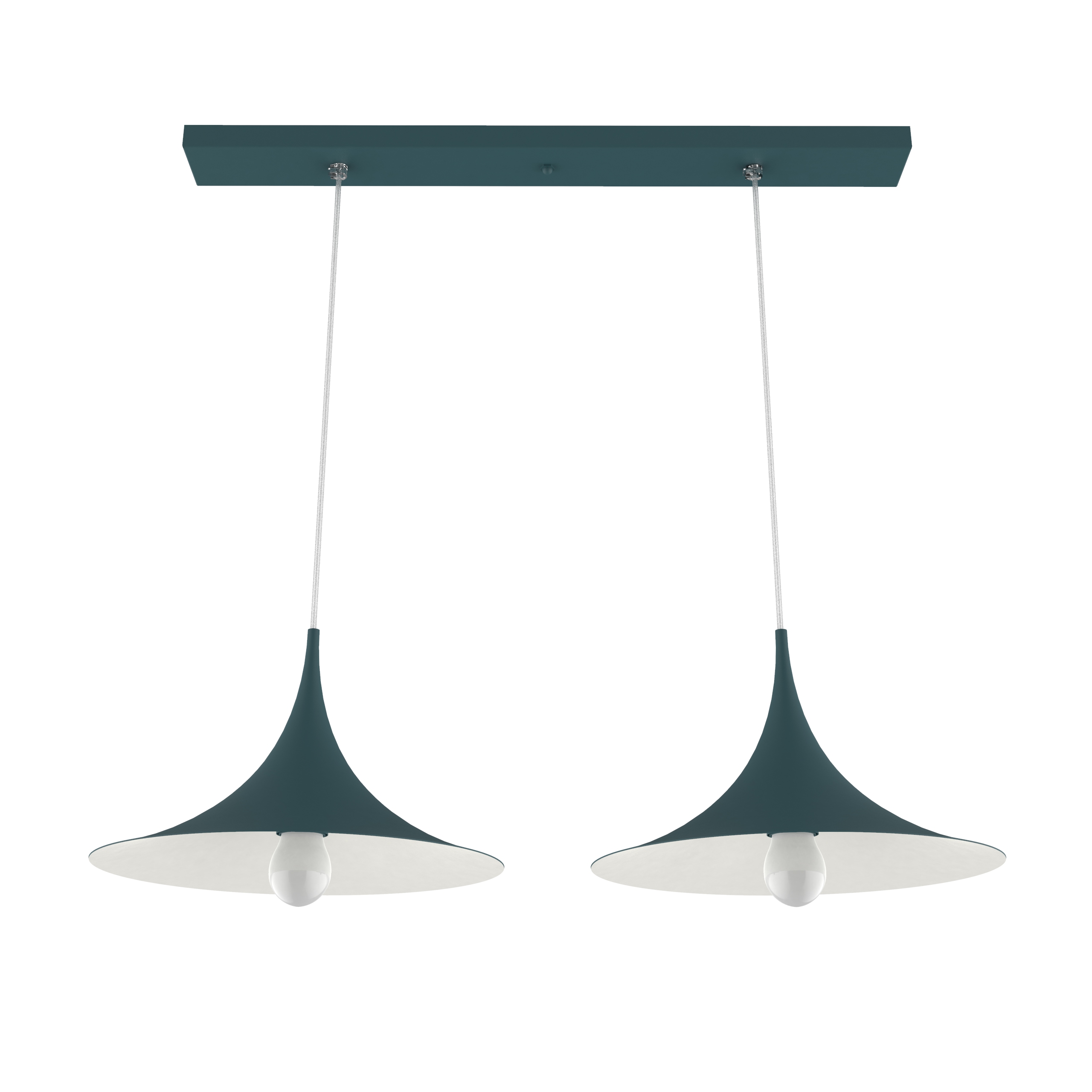 Suspension bleu et blanc interne E27