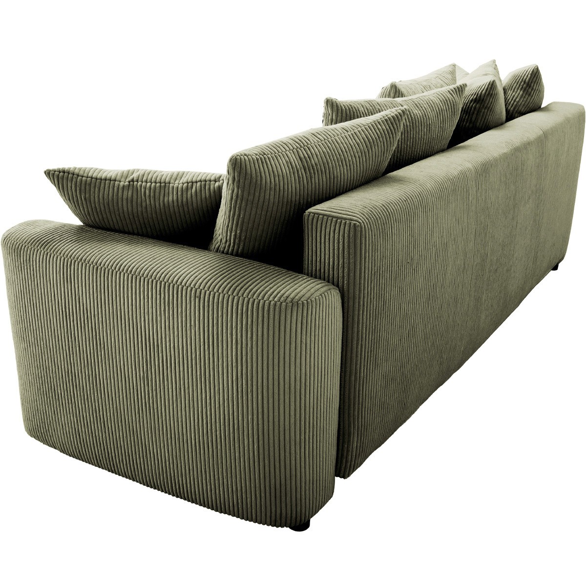 uma - Canapé convertible velours côtelé Vert - Vue supplémentaire 2