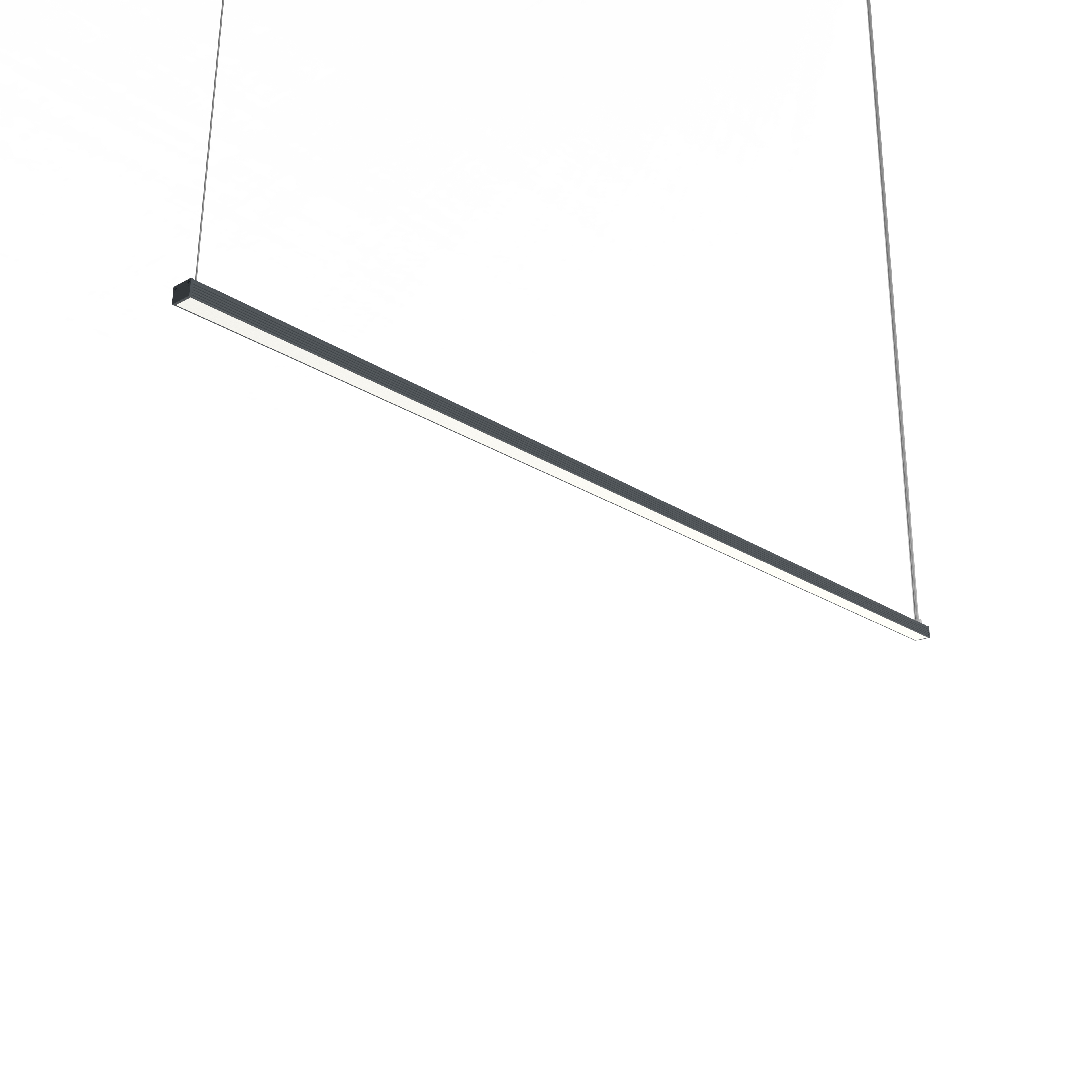 Suspension en métal gris LED 4000k