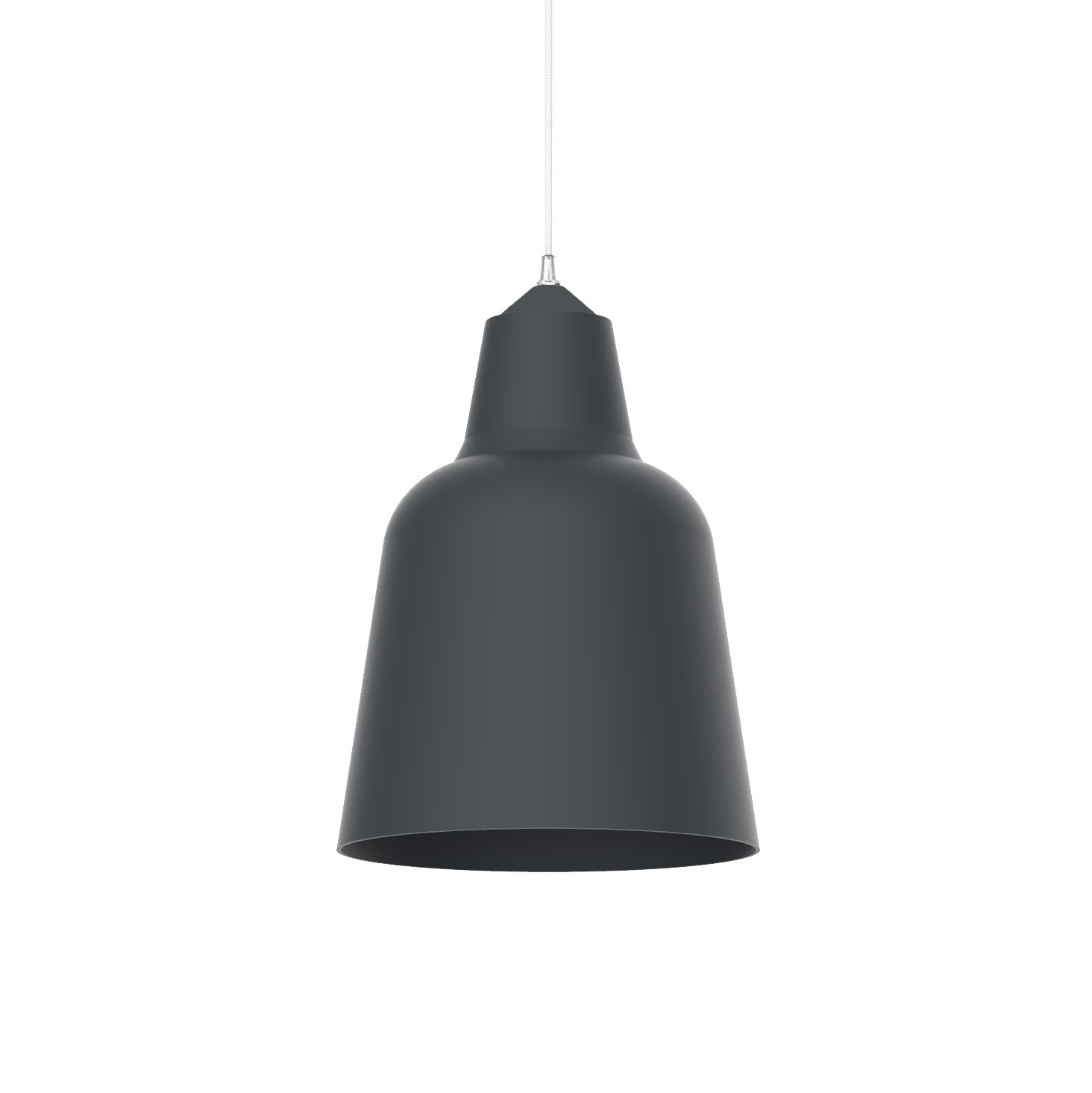 Suspension en métal gris E27