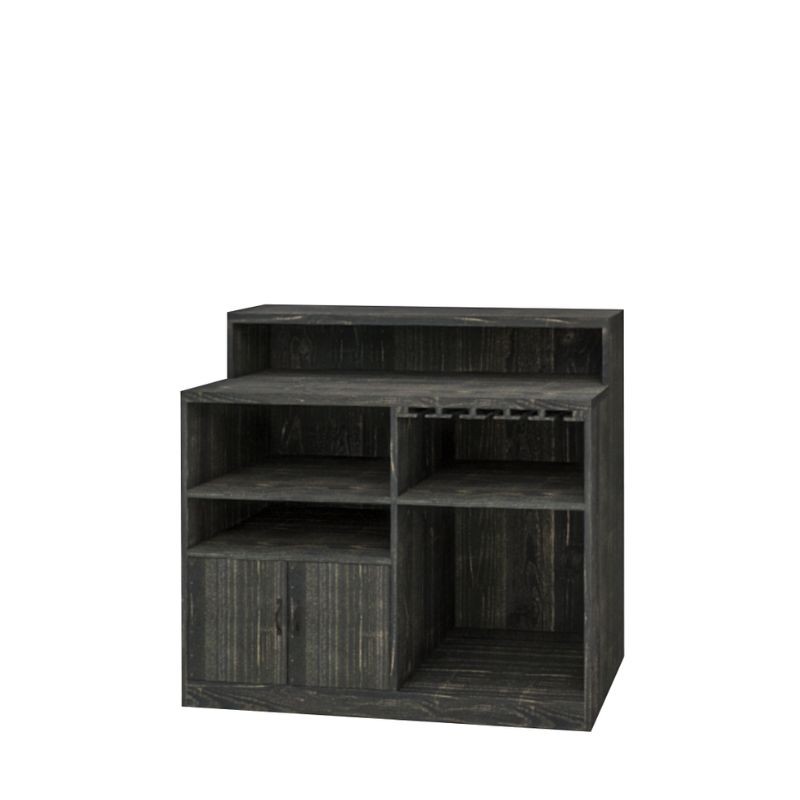 Bar à vin 2 portes bois massif