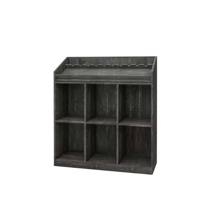 Présentoir à vin 6 casiers bouteilles bois massif